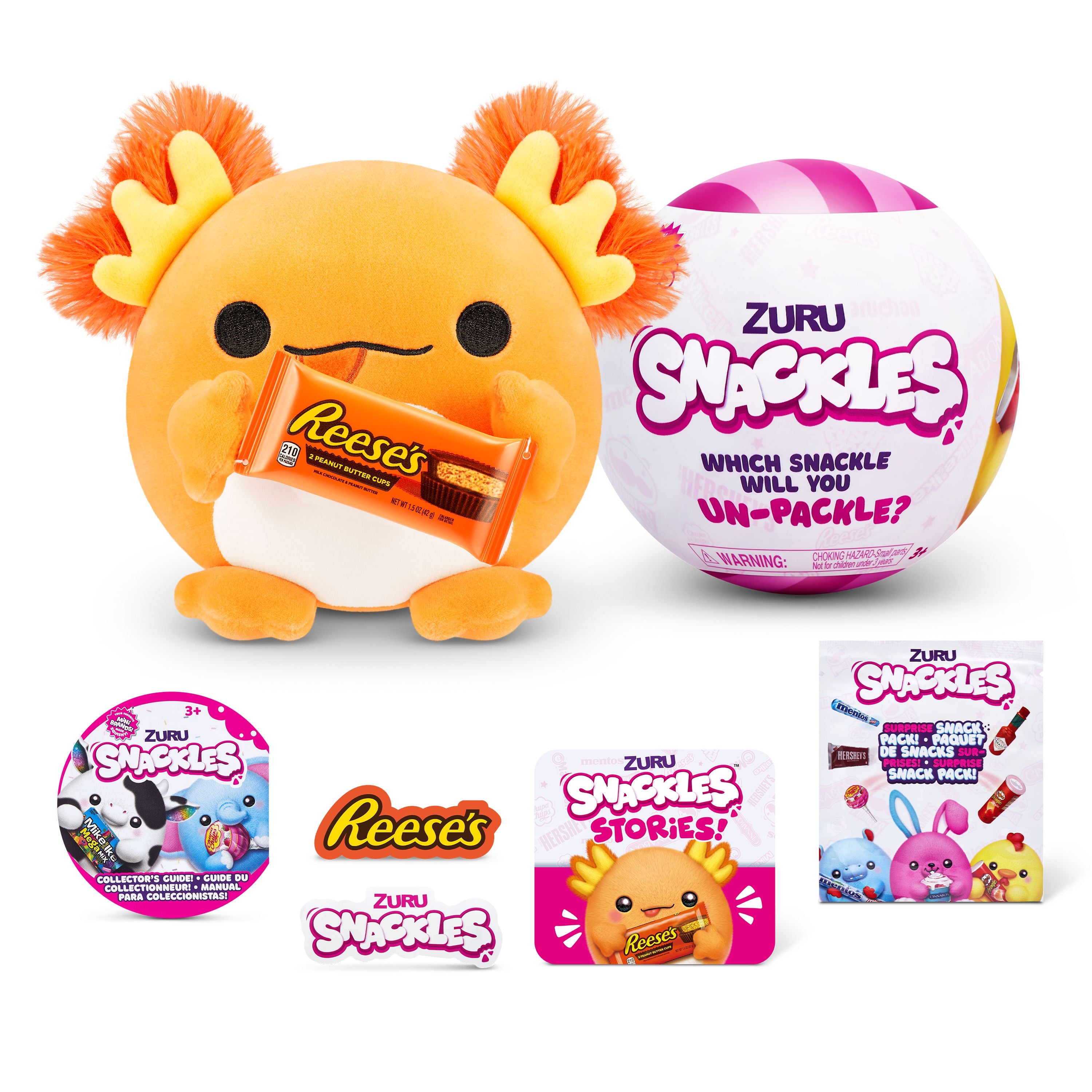 Hot Deal! ZURU Snackles Small Plush Toys - Assorted Styles S1