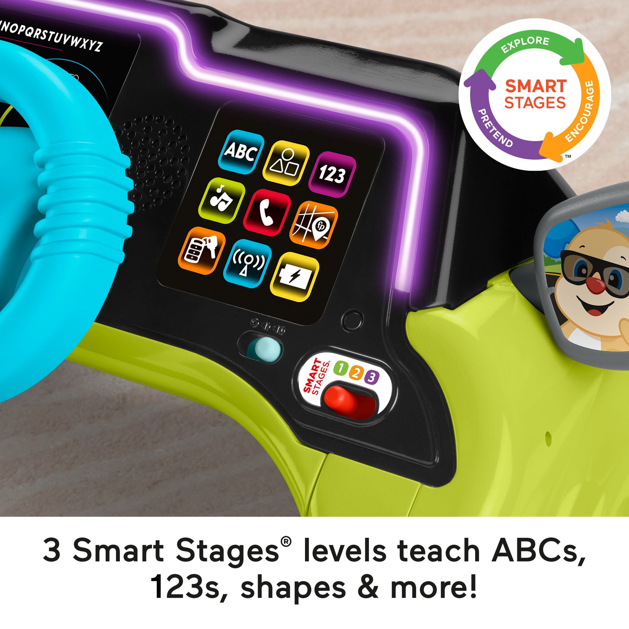 Hot Deal! Fisher-Price Laugh & Learn Sit & Steer Driver Activity Centre for Babies