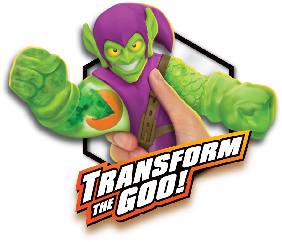 Hot Deal! Marvel S8 Goo Jit Zu Hero Pack - Goo Enhanced Green Goblin Action Figure