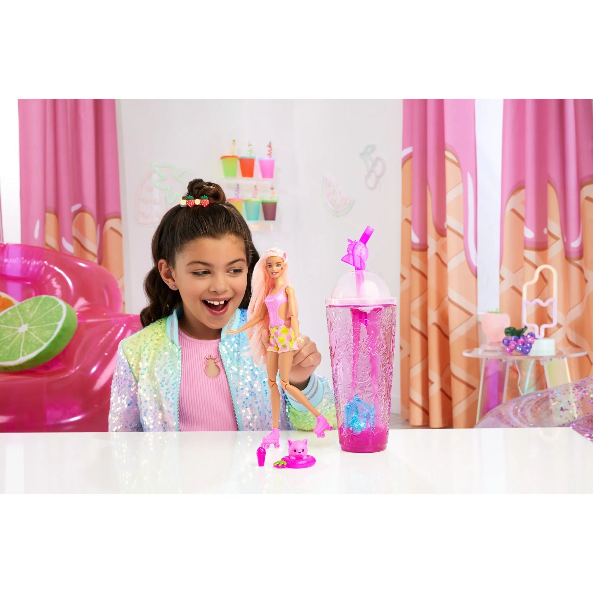 Hot Deal! Barbie Pop Reveal Doll - Juicy Fruits Series, Strawberry Lemonade Flavor