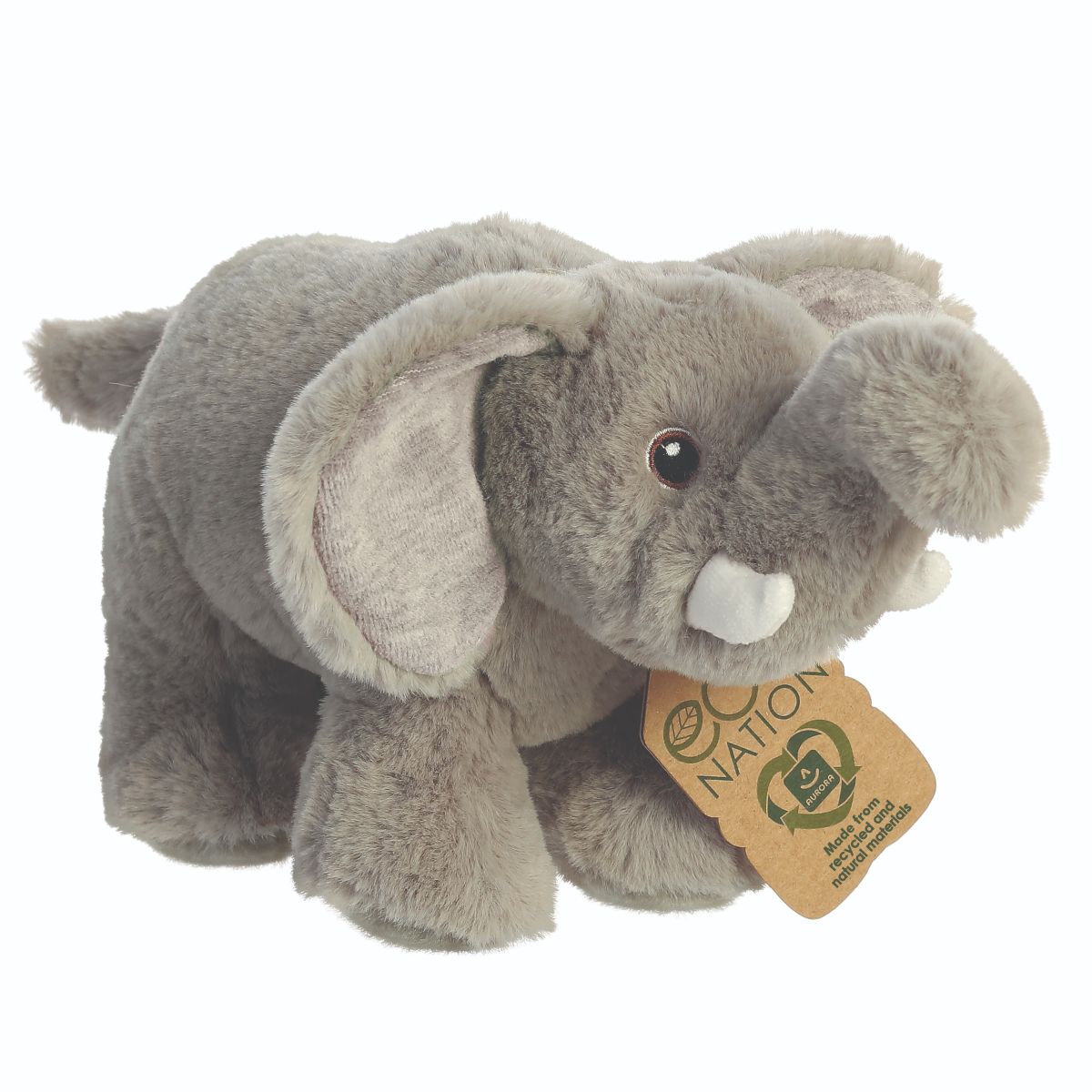 Get Your Sustainable Aurora Eco Nation Soft Elephant Plush Toy Now!