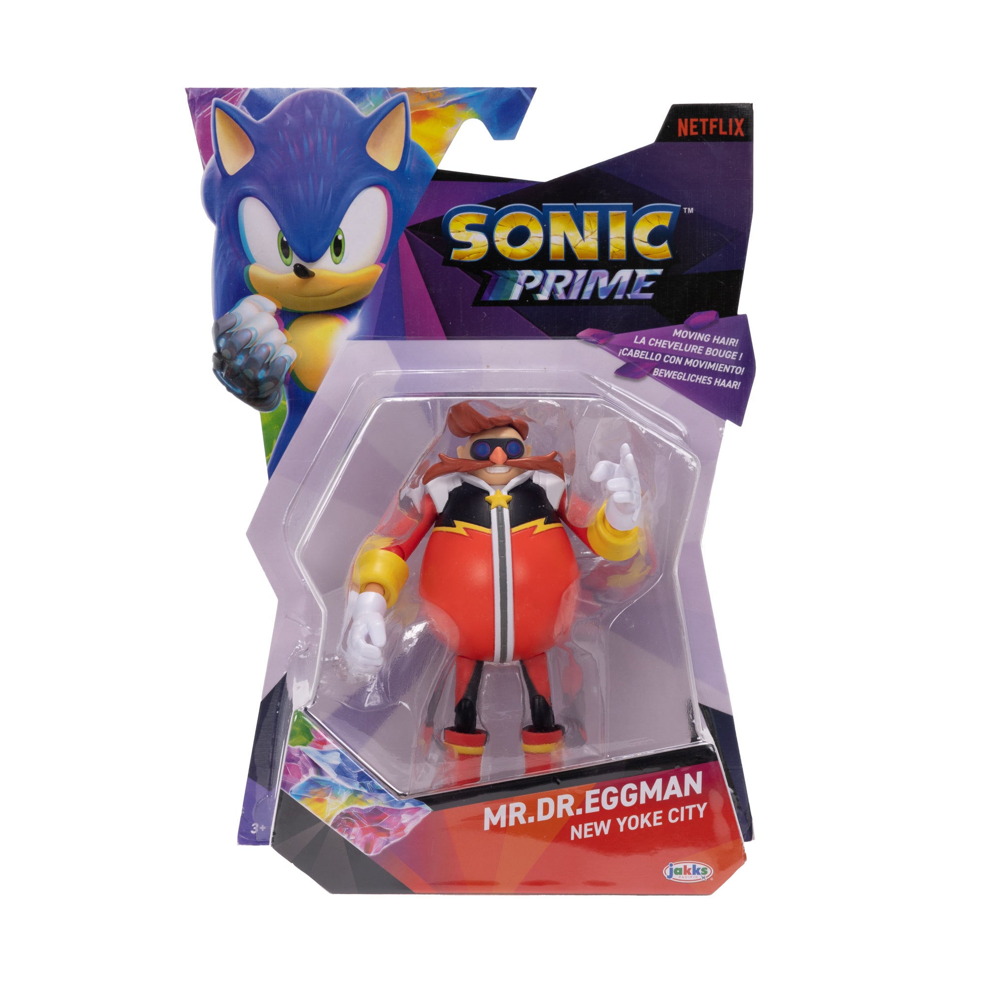 Hot! 5-Inch Sonic Prime Articulated Figure - Mr. Dr. Eggman