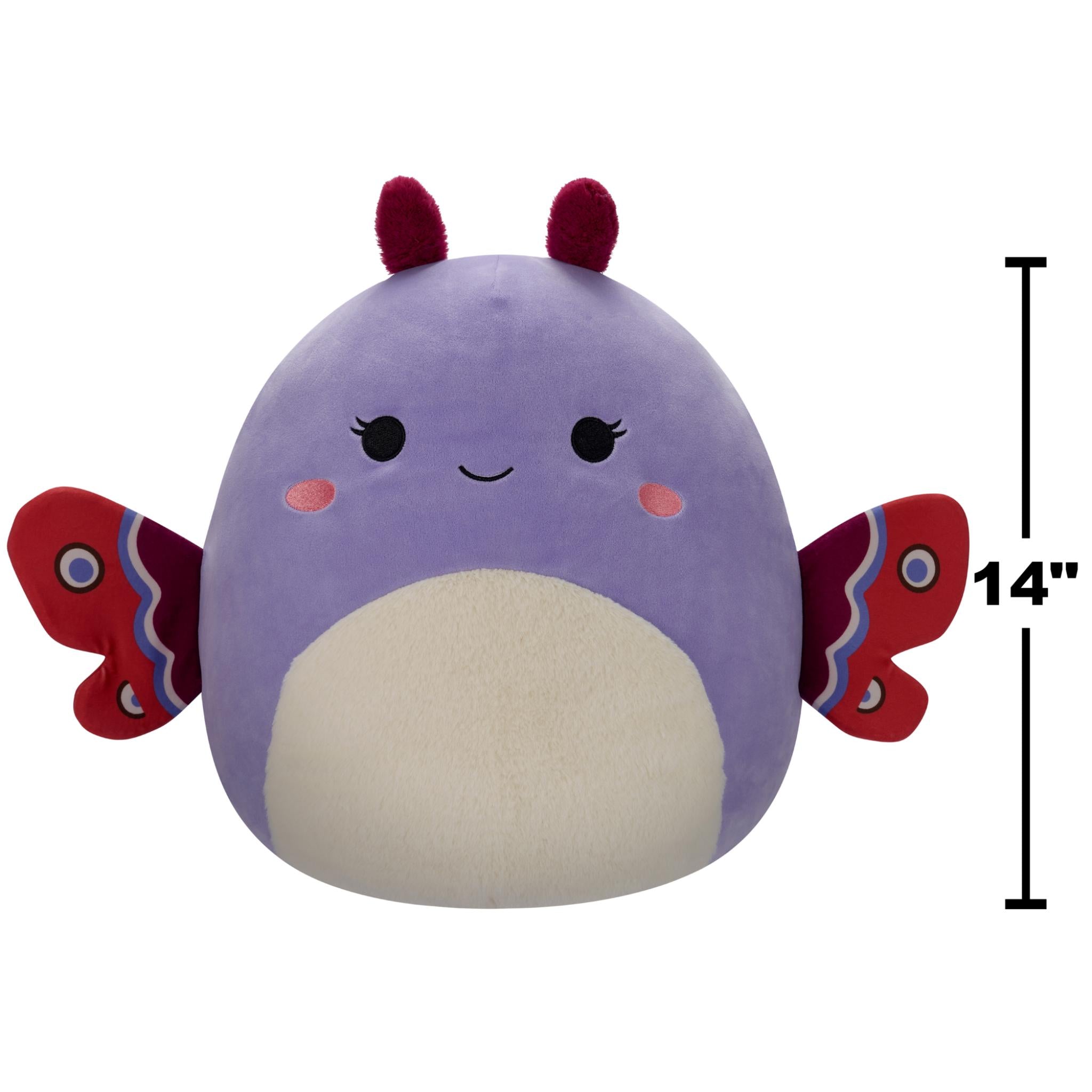 14-Inch S16 Squishmallows Plush Toy: Sandrine The Moth