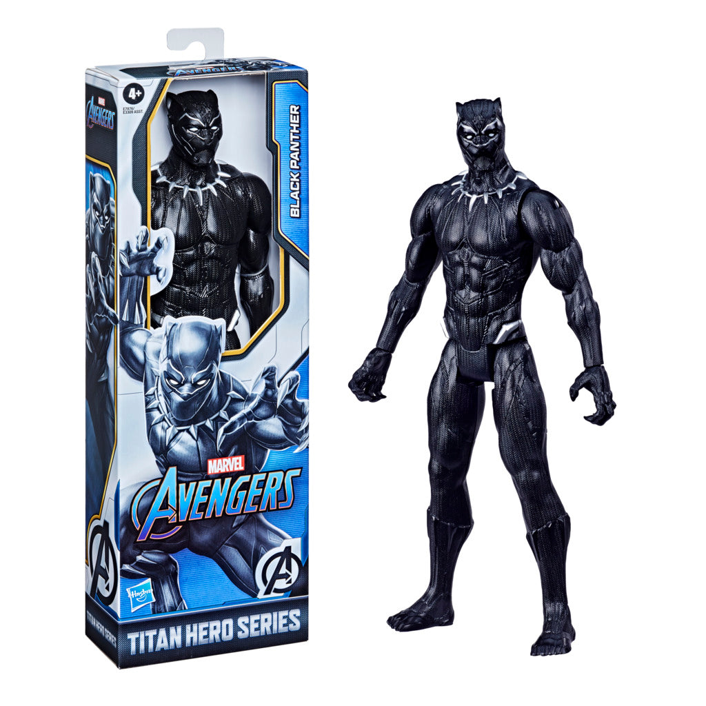 Hot Sale! 12-Inch Marvel Avengers Titan Hero Series Action Figure - Black Panther