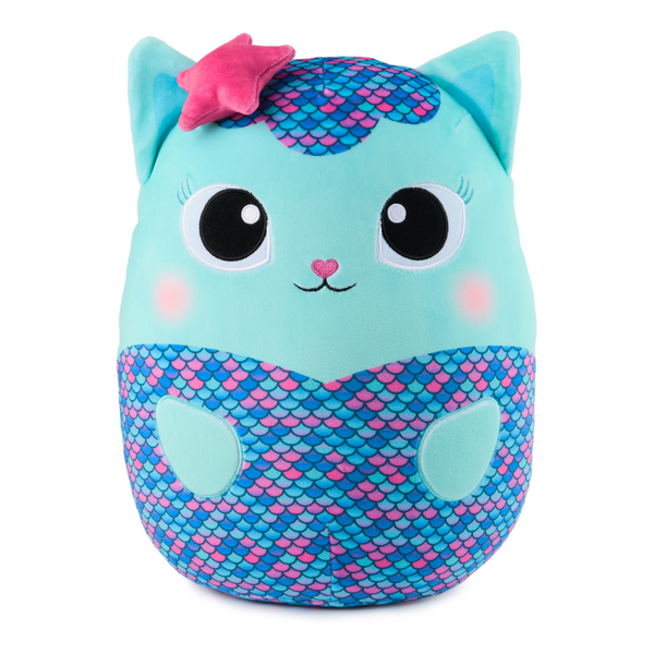 Gabby's Dollhouse 12-Inch Squeezable Mercat Plush - Perfect Gift