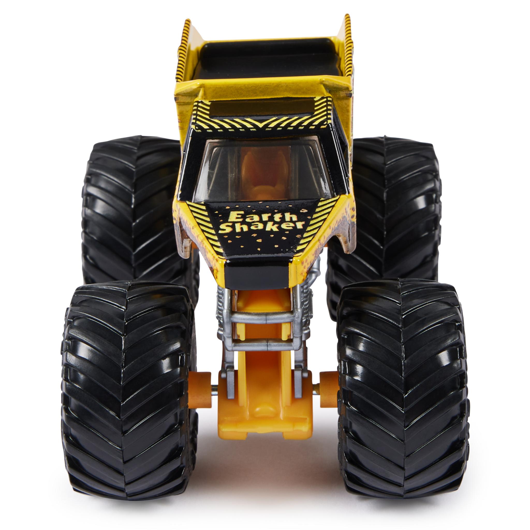 Hot Deal! Monster Jam 1:64 Scale Die - Cast 2 - Pack: Bad Company vs Earth Shaker Toy Trucks