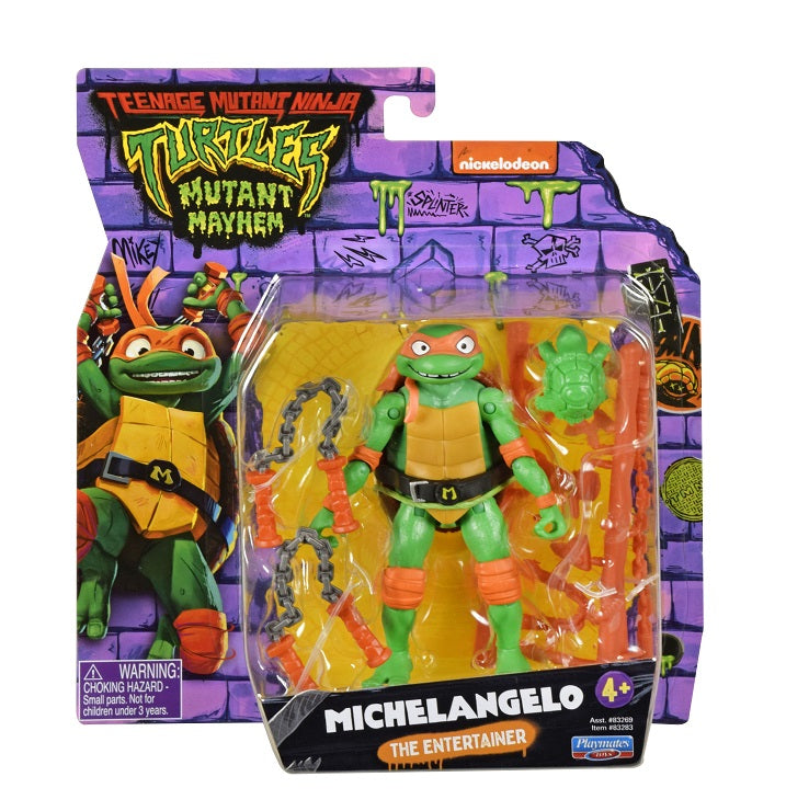 Teenage Mutant Ninja Turtles: Mutant Mayhem - 4.25-Inch Highly Detailed Michaelangelo Figure