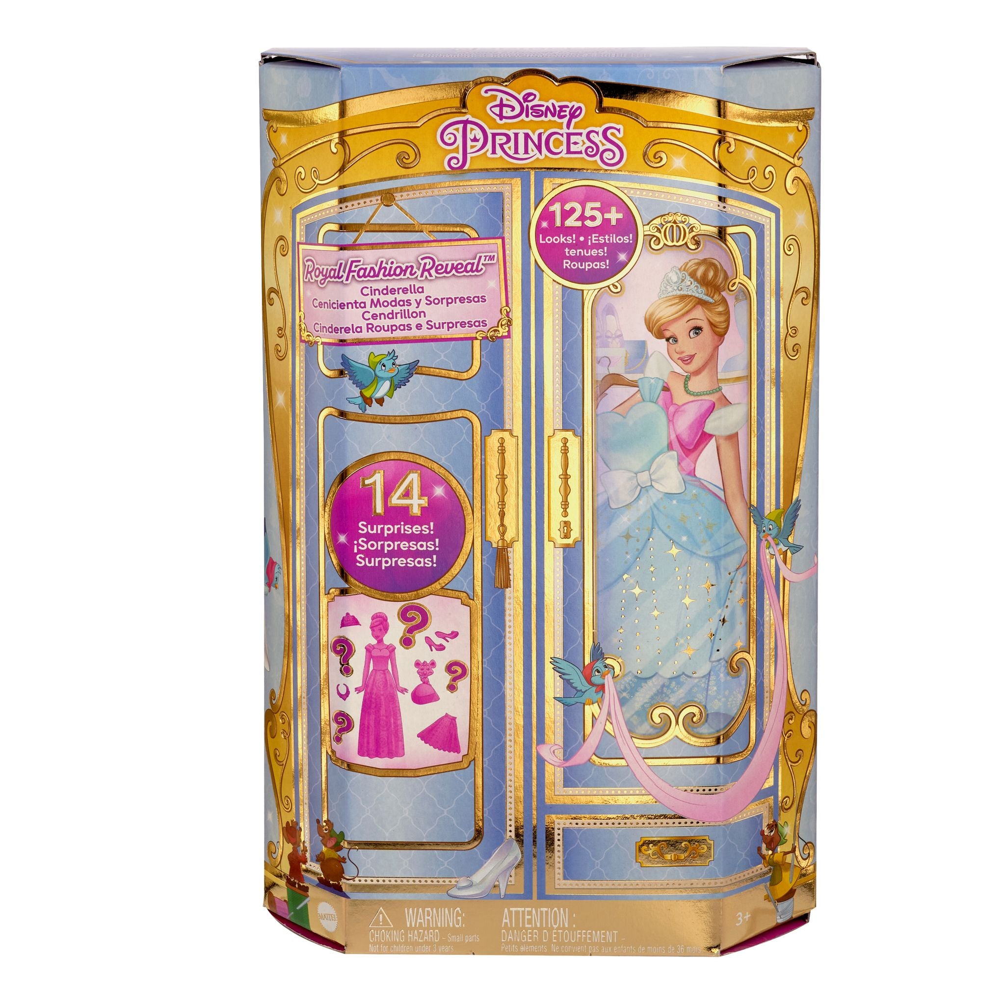 Hot! Disney Royal Fashion Reveal Cinderella Doll Set
