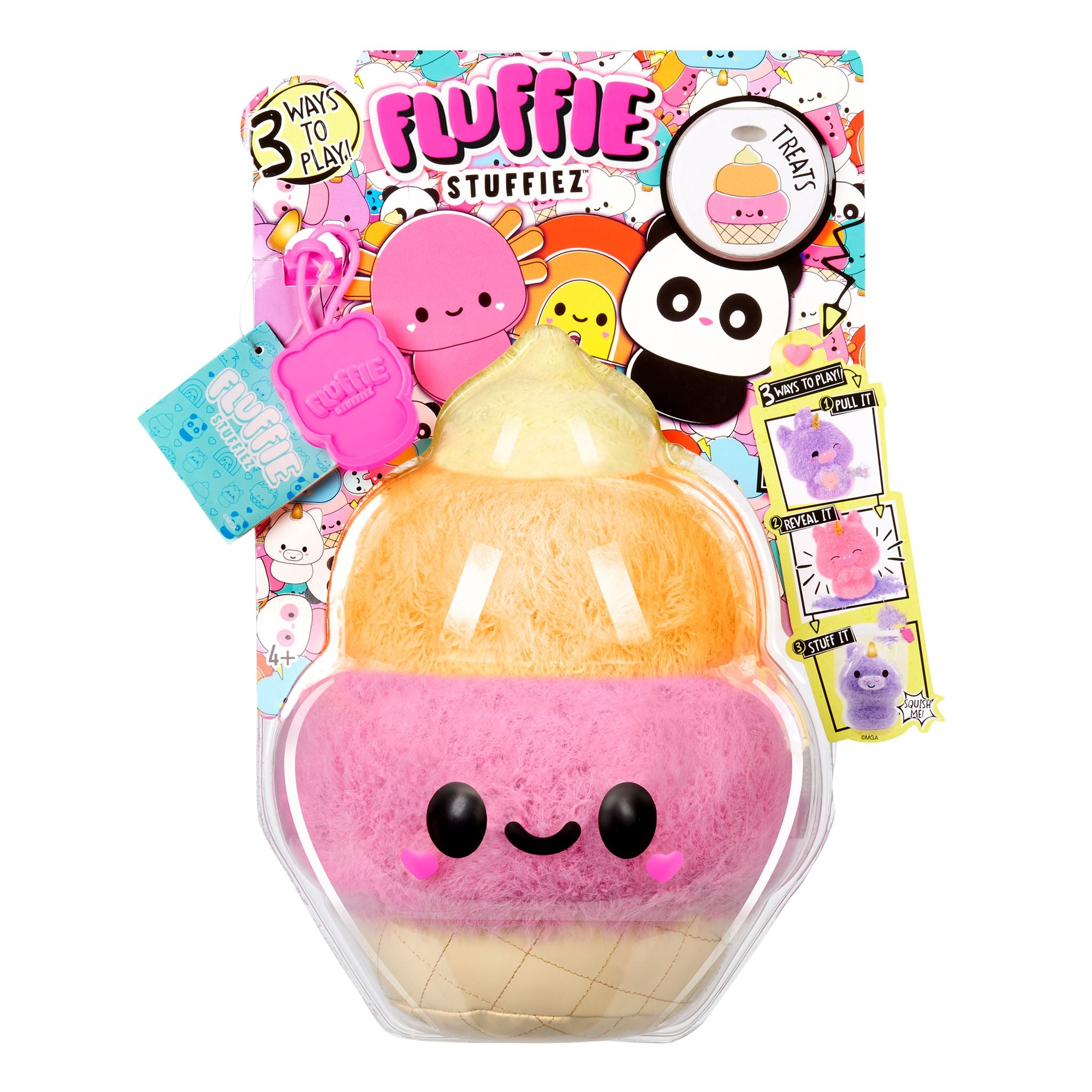 Hot Sale! Fluffie Stuffiez Series 1 Small Ice - Cream - Shaped Plush Toys