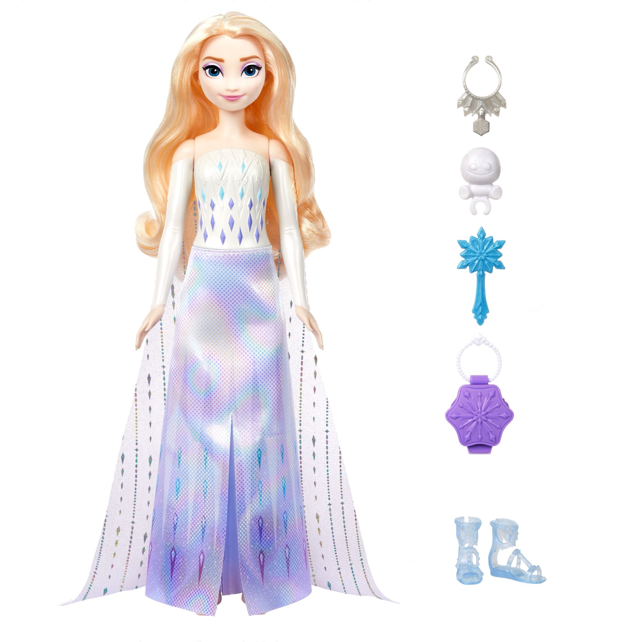 Hot! Disney Frozen Spin & Reveal Elsa Fashion Doll
