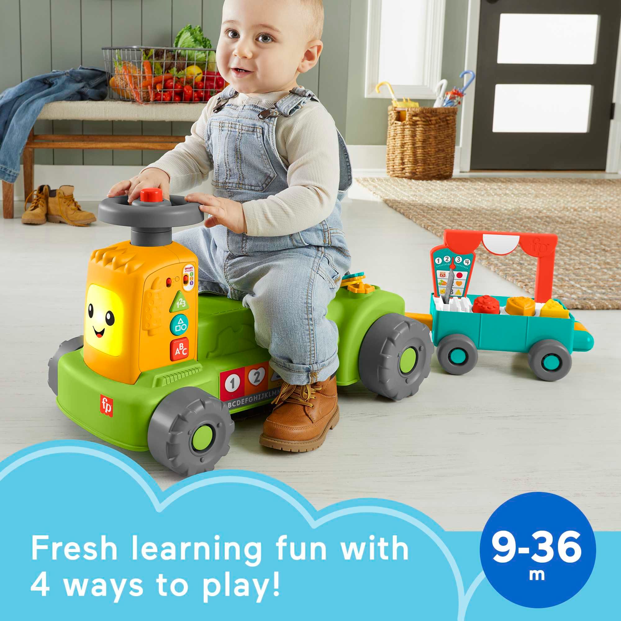Fisher-Price's Amazing 4-in-1 Farm to Market Tractor Toy