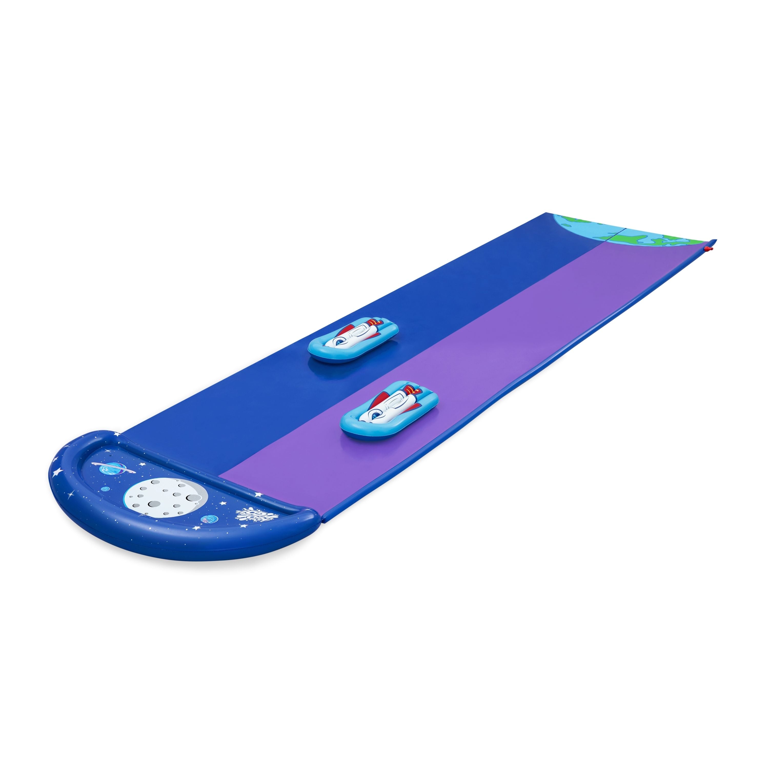 Best Buy! Bestway H2OGO! Double Slide with Cosmic Design for Summer Fun