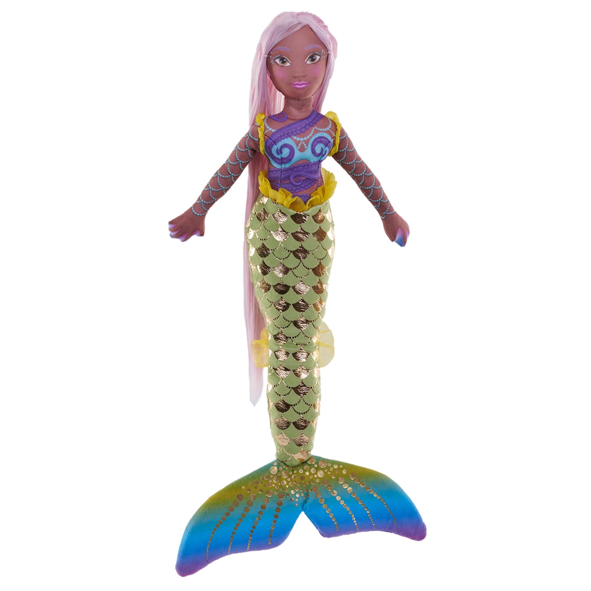 Wild Republic 20-Inch Atlantis Nyla Mermaid Plush - Vibrant Design