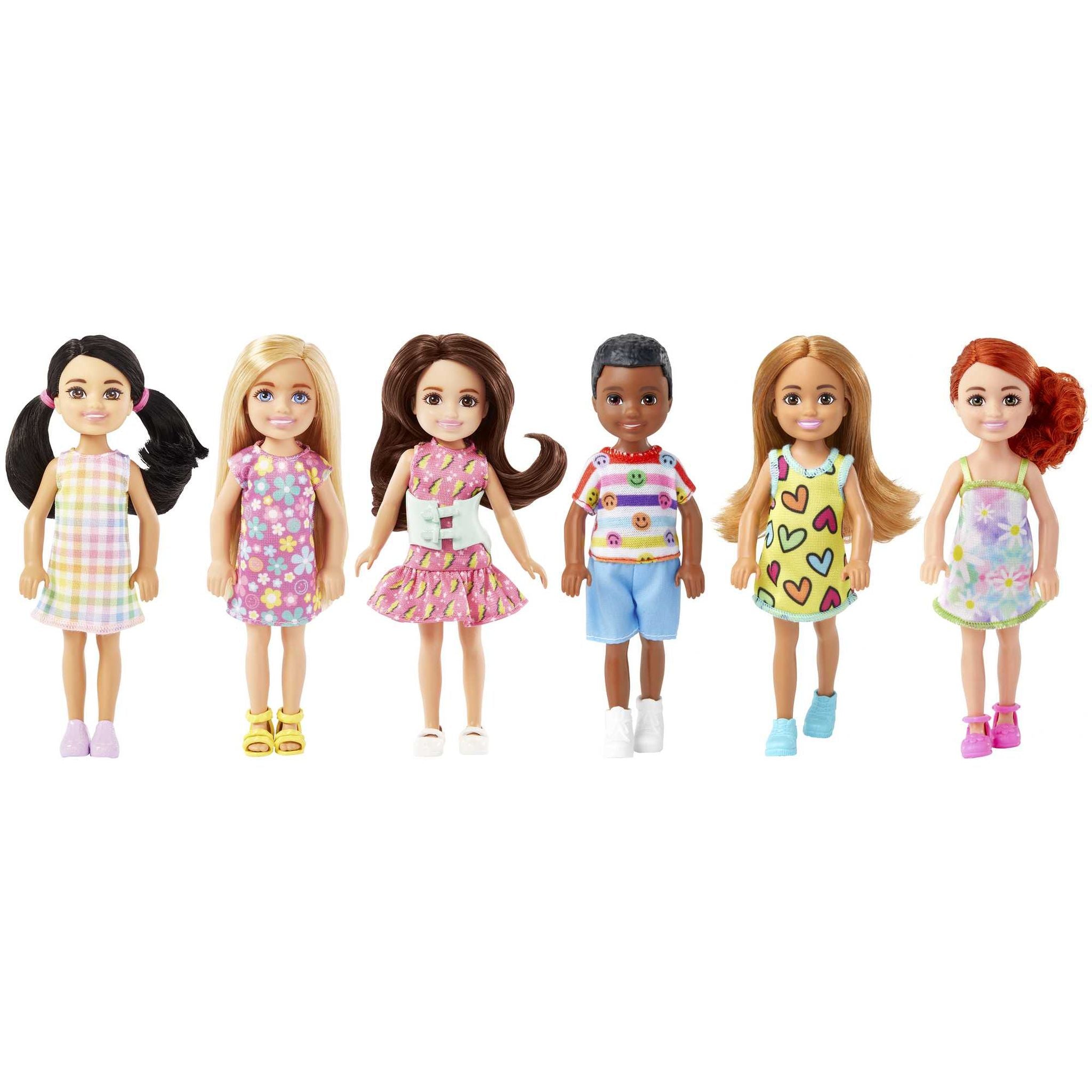 Barbie Club Chelsea Doll with Heart - Printed Removable Dress