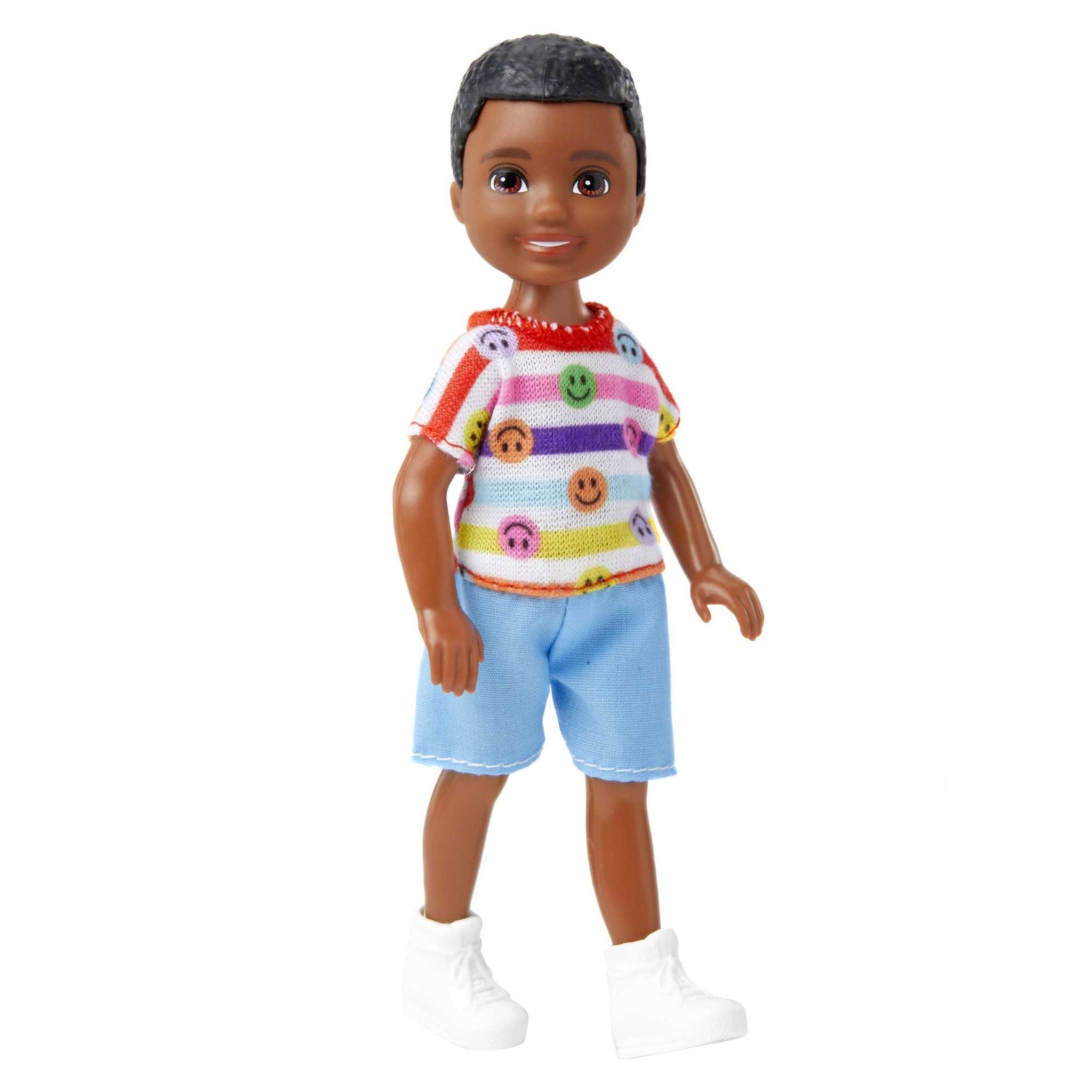 Barbie Club Chelsea Doll with Removable Smiley - Face Shirt