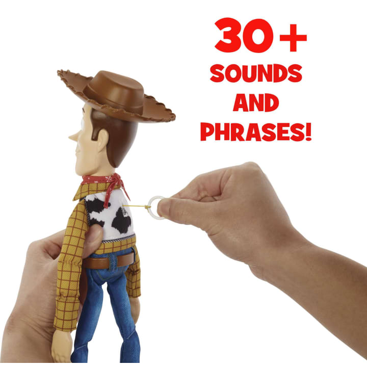 Disney Pixar Toy Story 12-Inch Interactive Roundup Fun Woody Figure