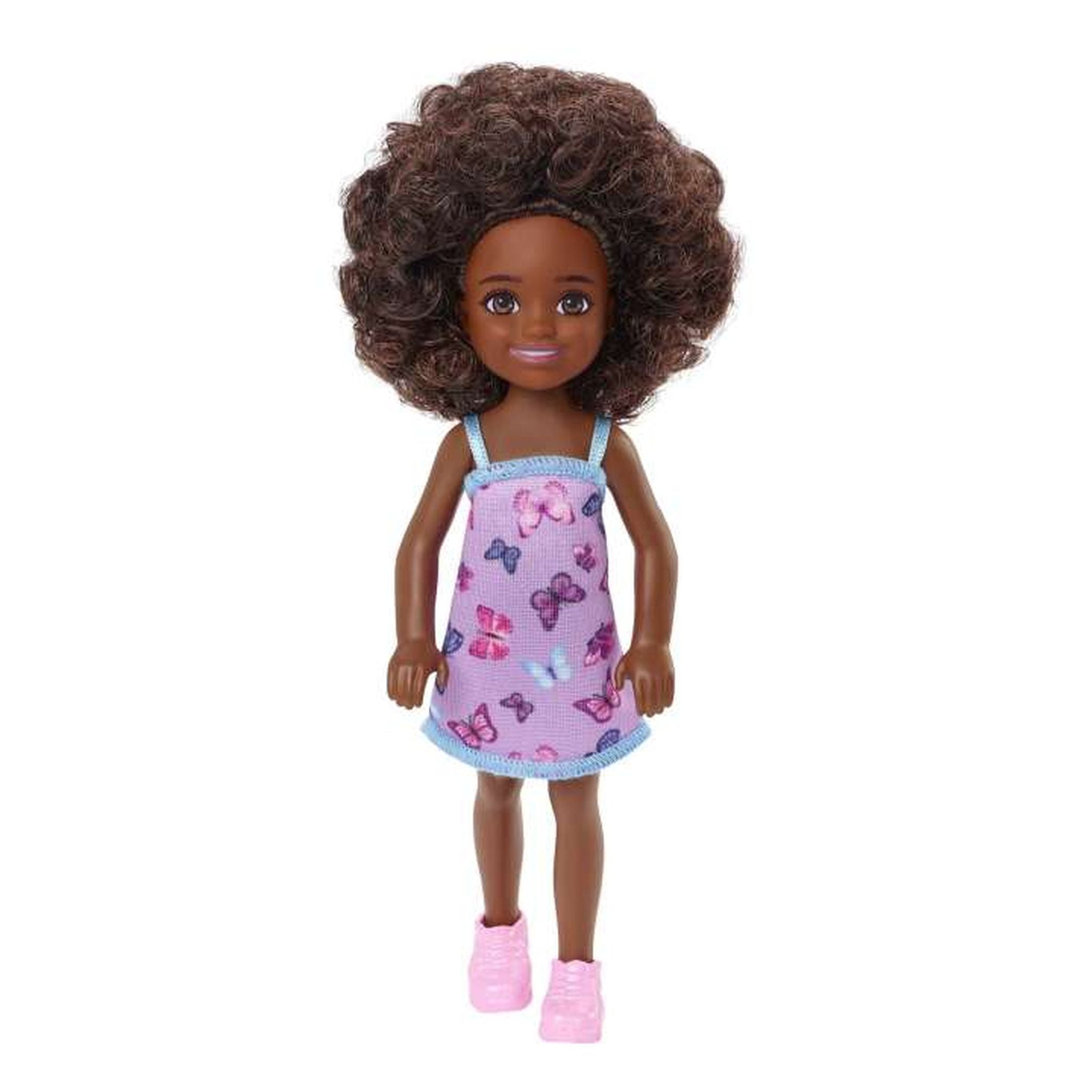 Hot Sale! Barbie Club Chelsea Doll with Butterfly Print Dress for Kids' Play
