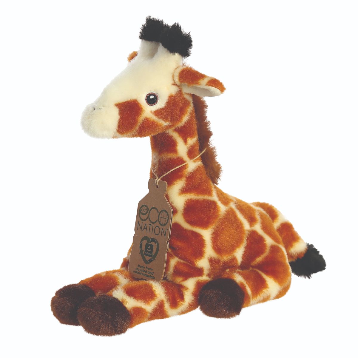 Aurora Eco Nation Soft and Sustainable Giraffe Plush Toy