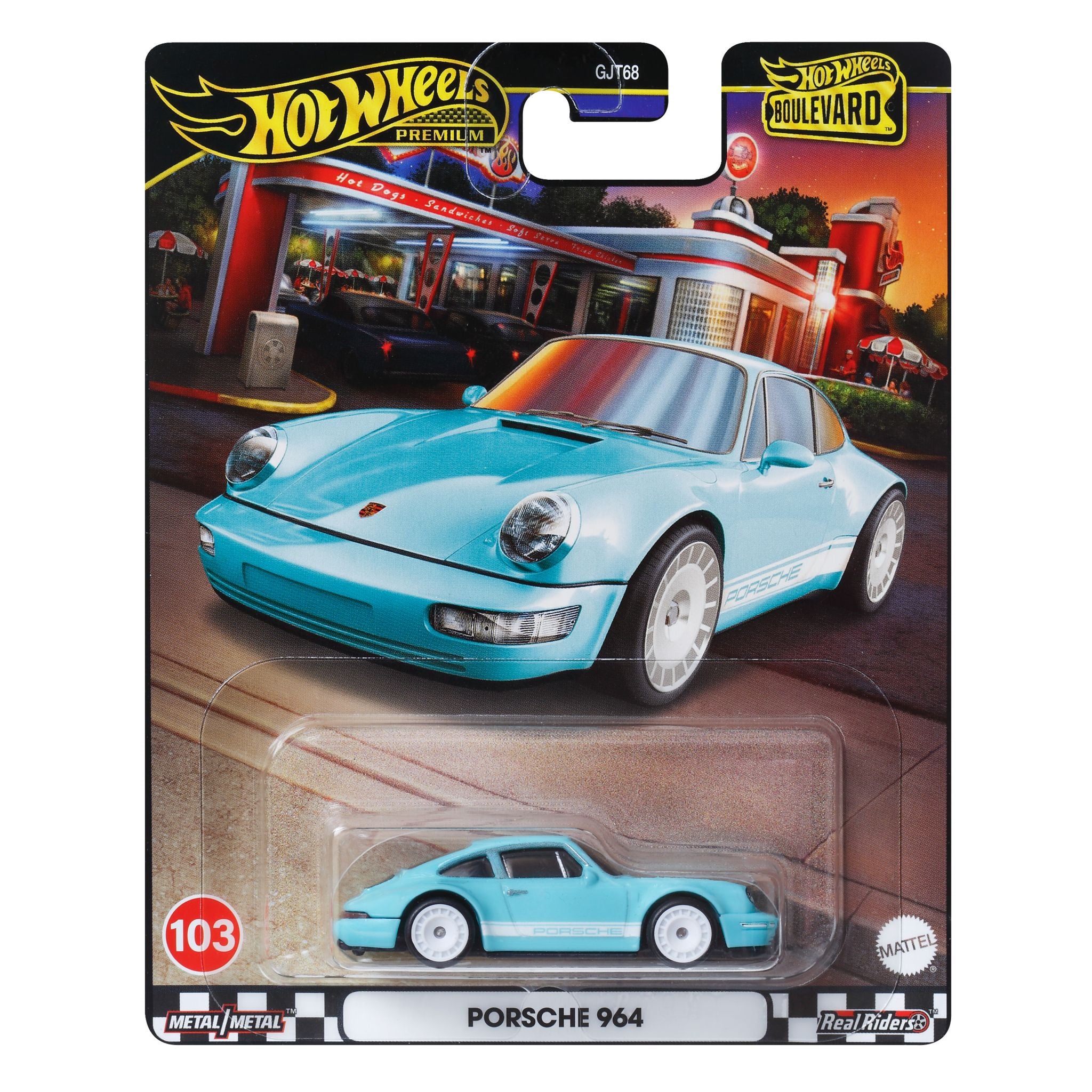 Hot Wheels Boulevard: 103 Premium Porsche 964 Die - Cast Collectible