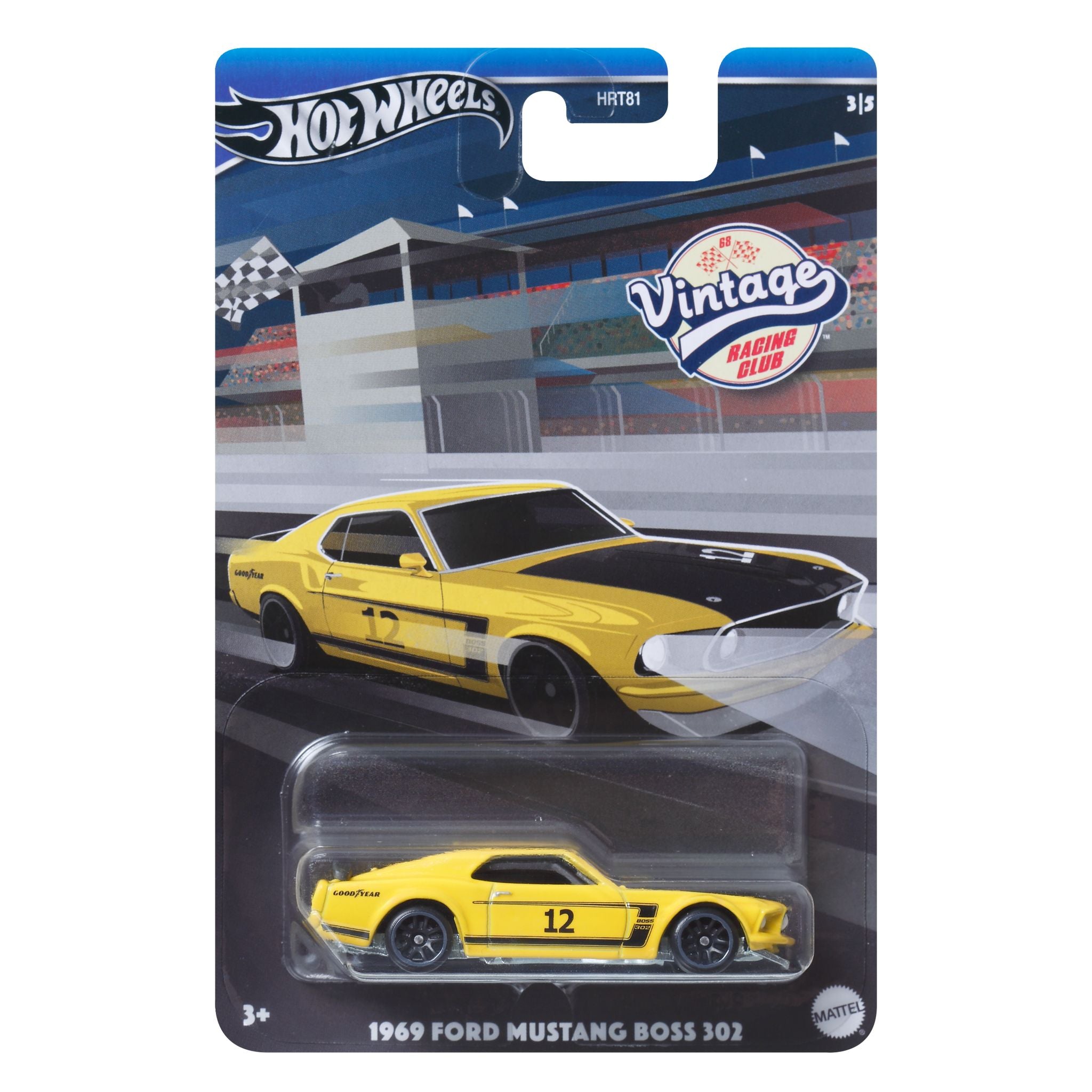 1969 Ford Mustang Boss 302 - Hot Wheels Vintage Racing Club 3/5 Set