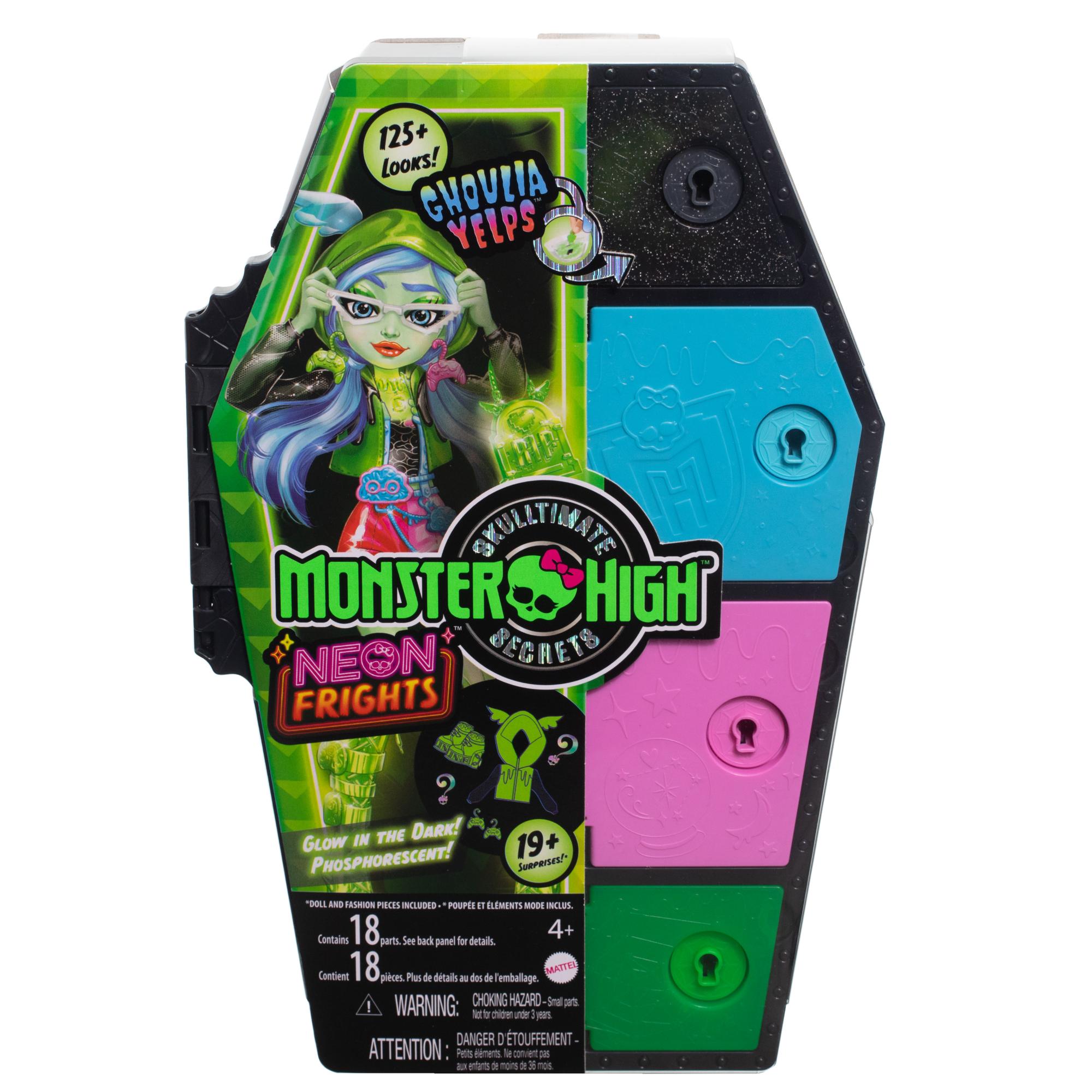 Hot Deal! Monster High Skulltimate Secrets Neon Frights Collectible Doll - Ghoulia