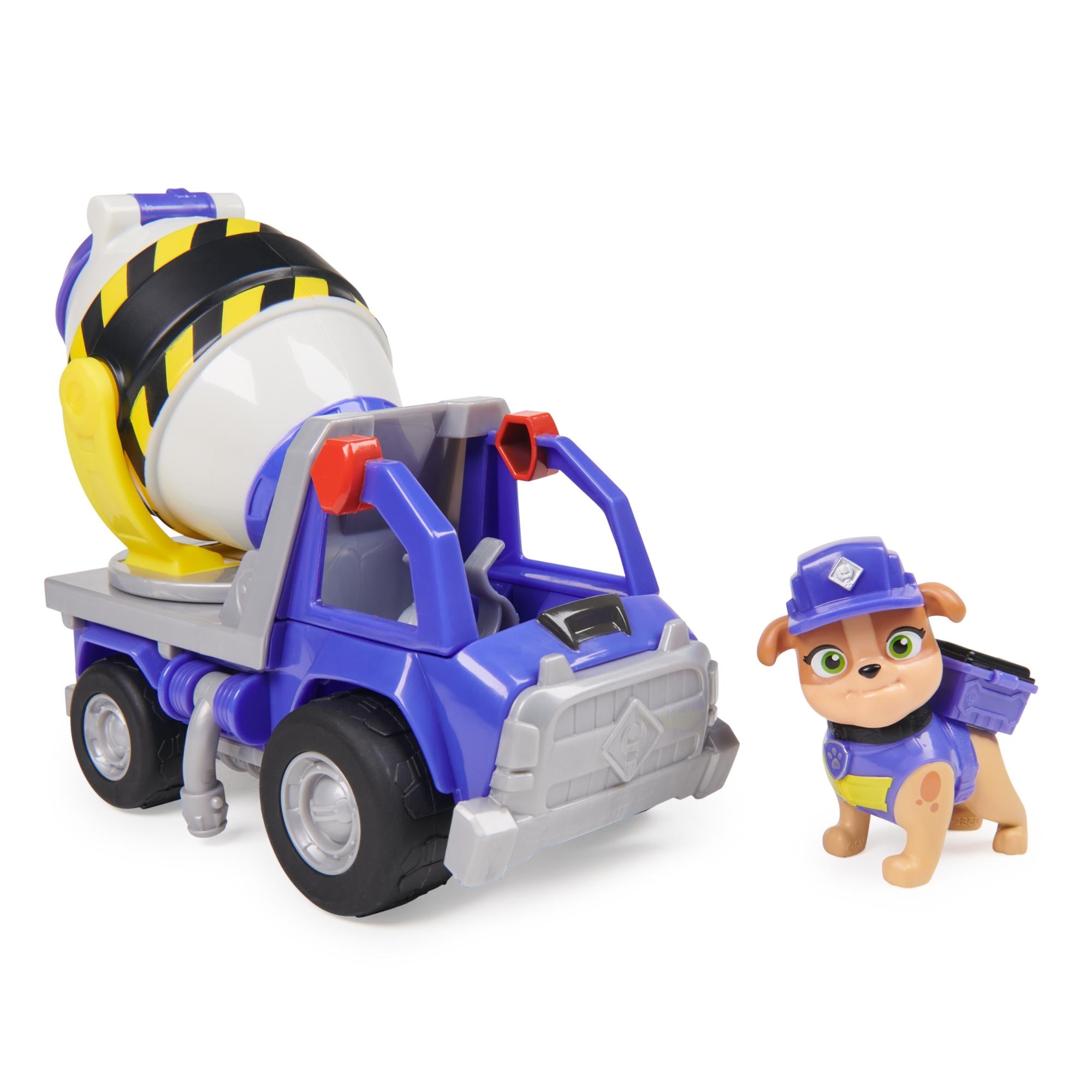 Rubble & Crew Core Construction Vehicle - Mix's Authentic Cement Mixer