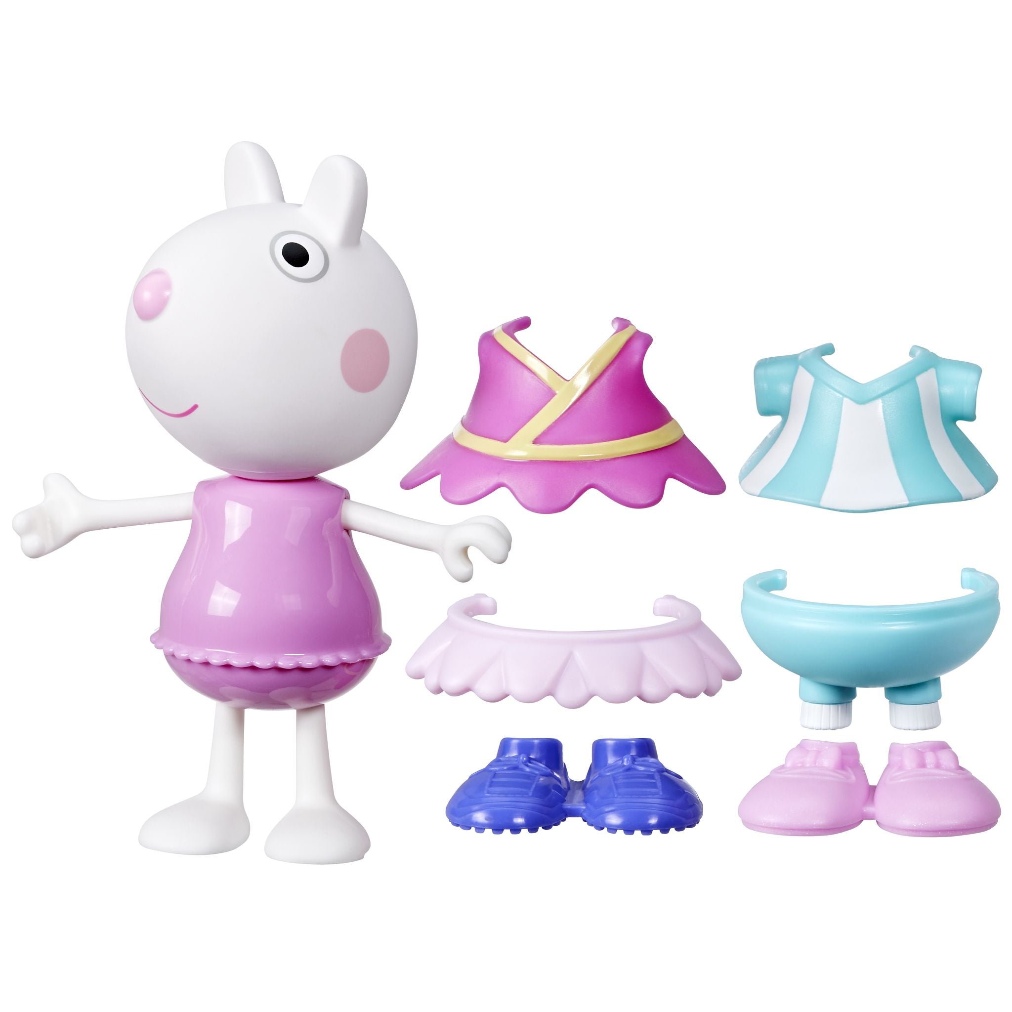 Adorable 6 - Inch Peppa Pig Dress - Up Figure: Suzy Sheep with 6 Fashion Accessories