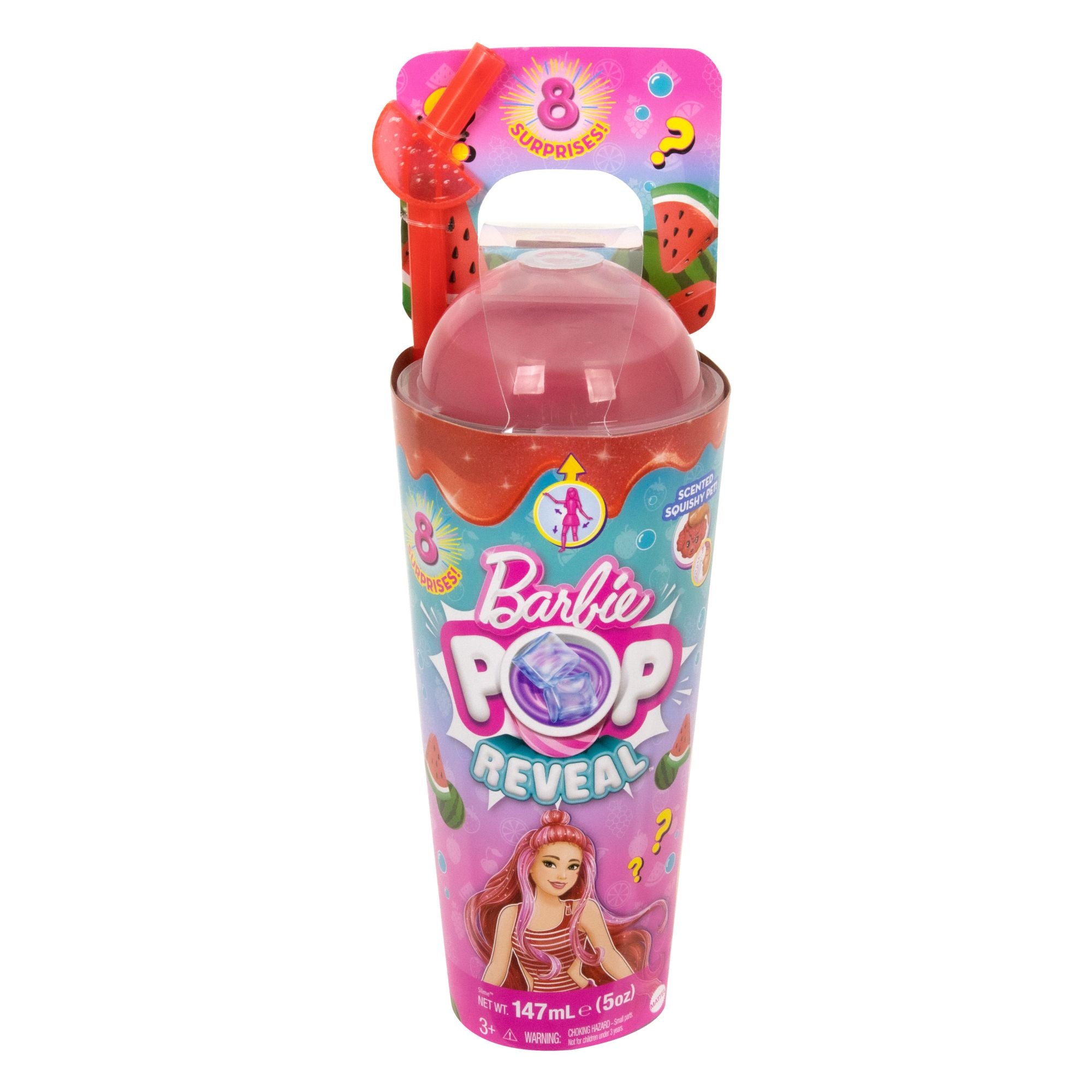 Hot! Barbie Pop Reveal Juicy Fruits - Watermelon Crush