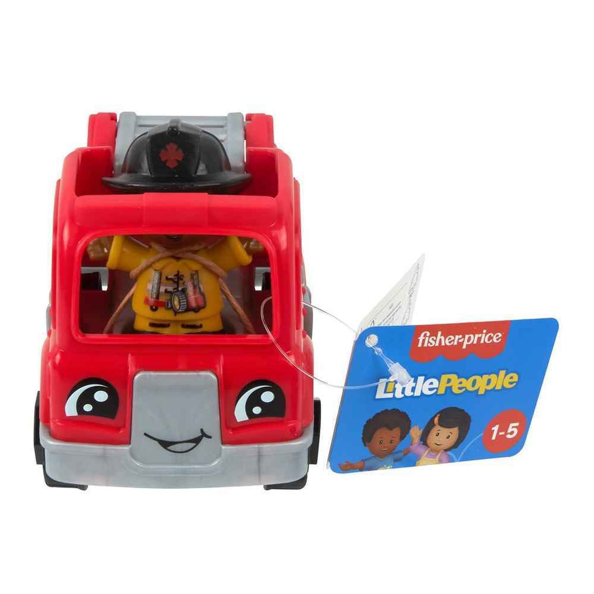 Fisher-Price Little People Push - Along Firetruck Toy: Great Fun for Toddlers