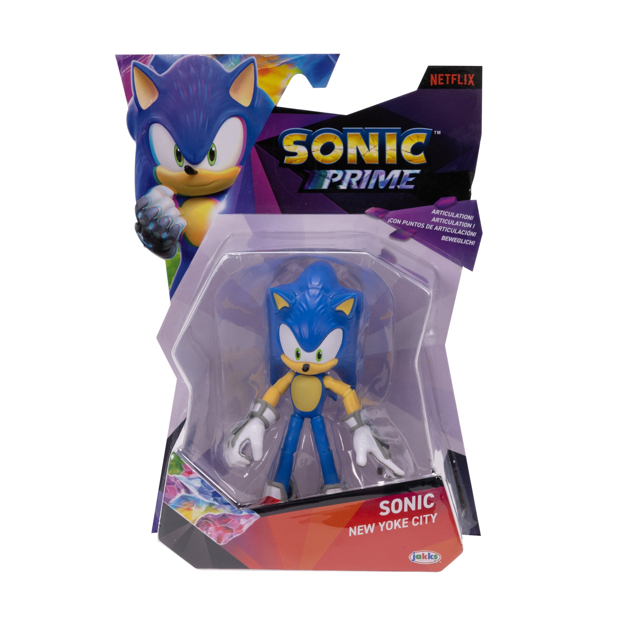 Hot Sale! 5-Inch Sonic Prime Articulated Figure - Sonic for Kids and Fans