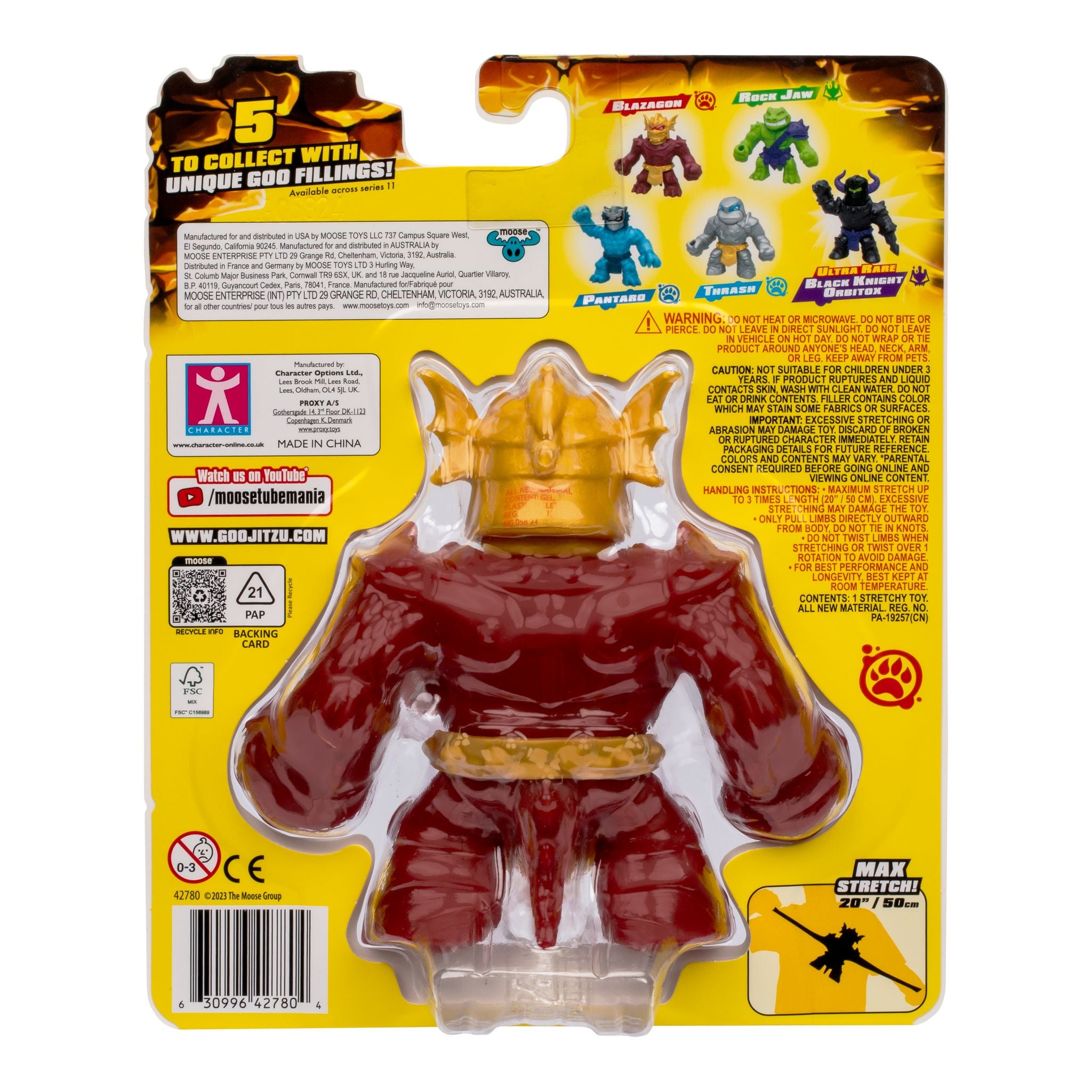 Hot Deal! Heroes of Goo Jit Zu Stretch Strikers Season 11 Blazagon Hero Pack