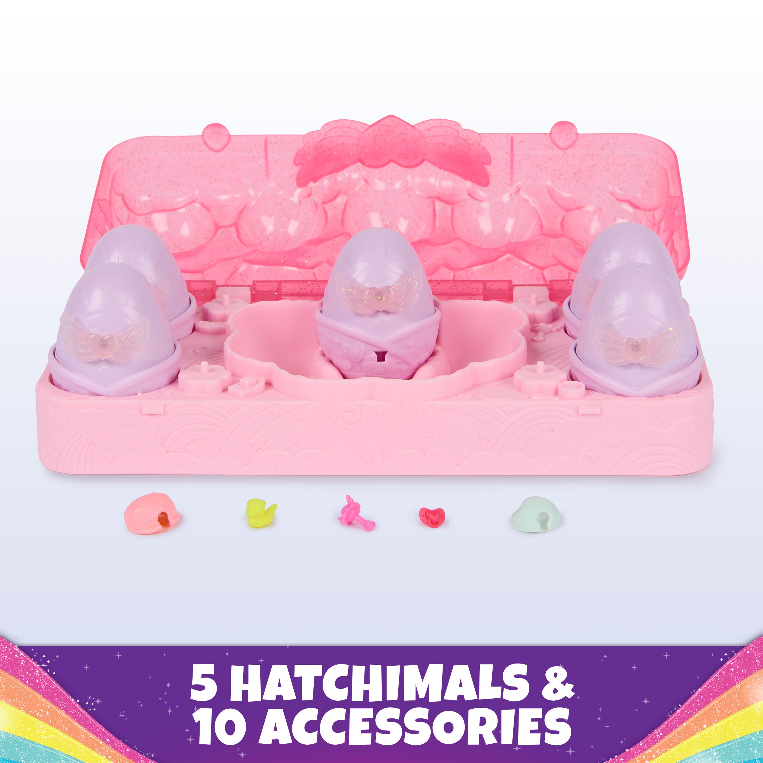 Hatchimals Alive! Rainbow Splash Egg Carton - Fun Surprise Toy
