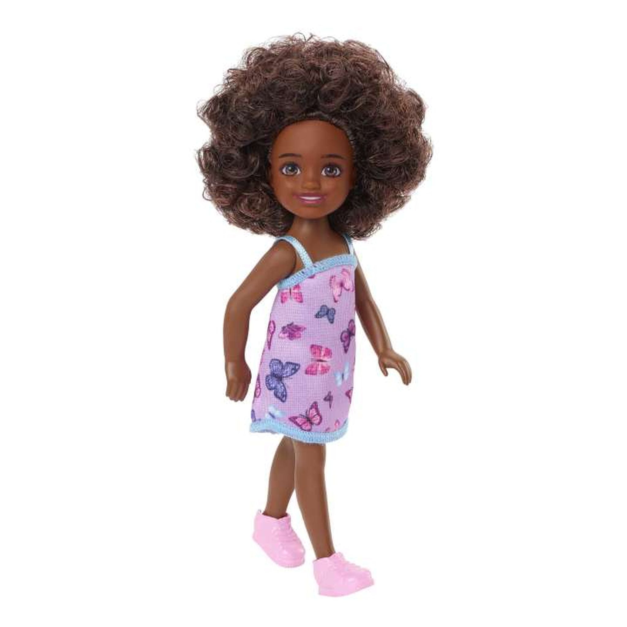 Hot Sale! Barbie Club Chelsea Doll with Butterfly Print Dress for Kids' Play
