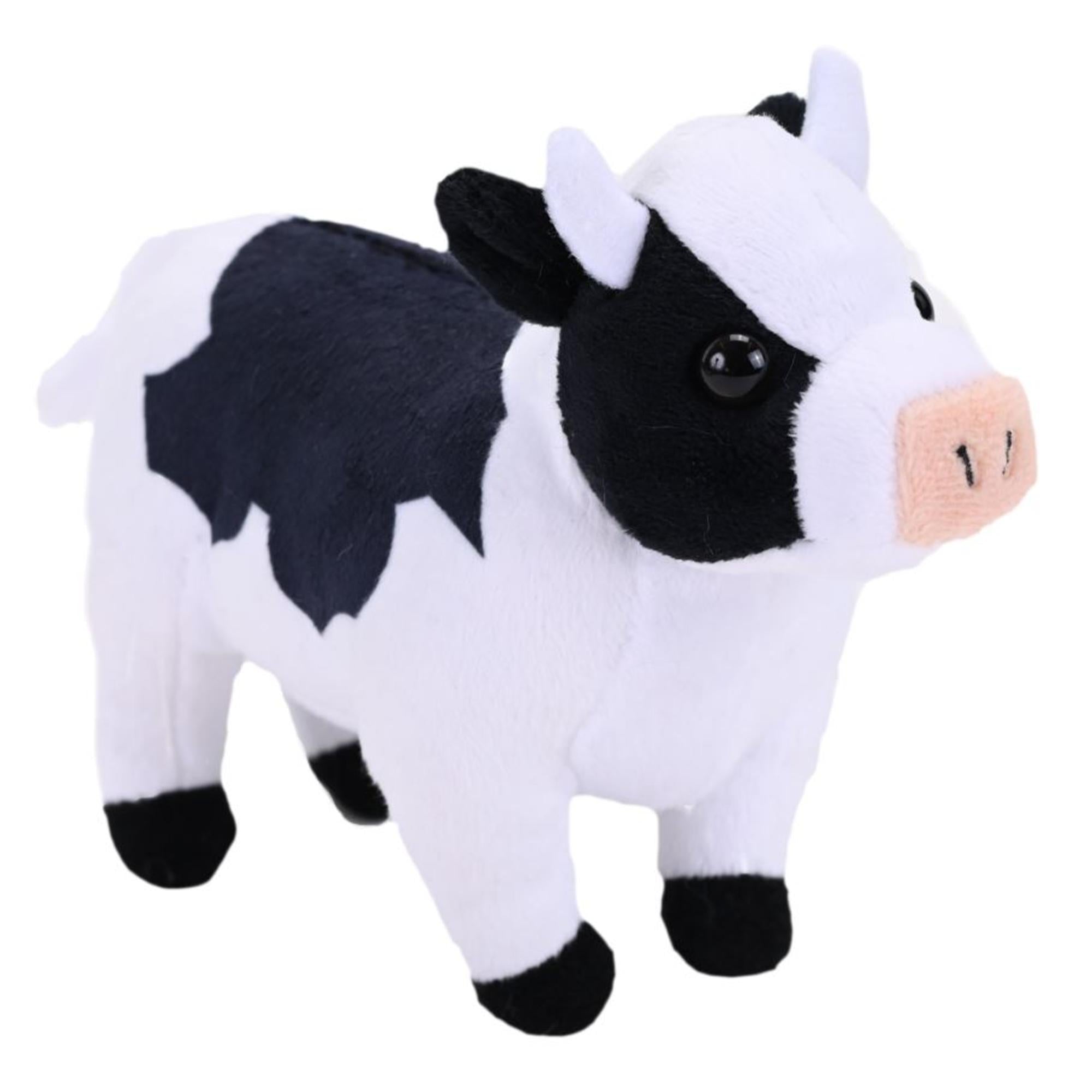 Wild Republic 5-Inch Pocket-Sized Plush Cow - Pocketkins Series