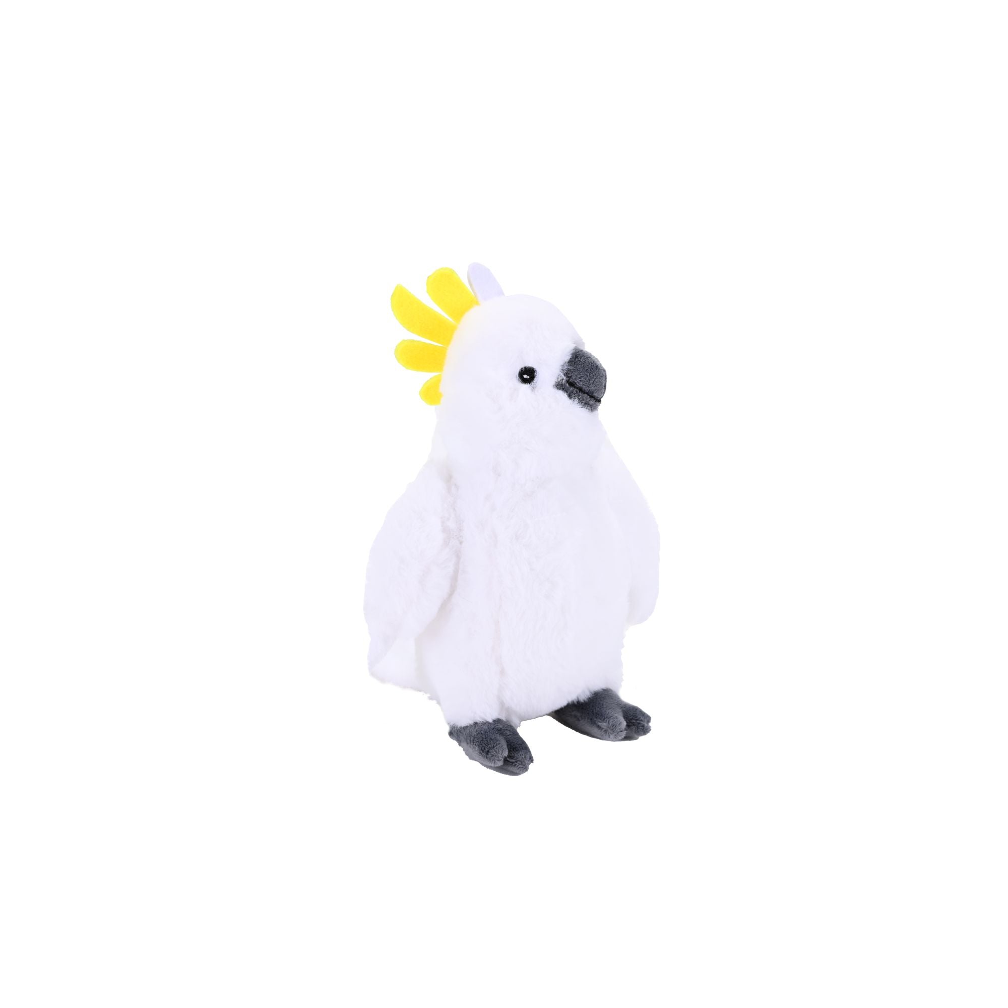 Wild Republic Ecokins 8-Inch Mini Cockatoo Plush Toy - Eco-Friendly!