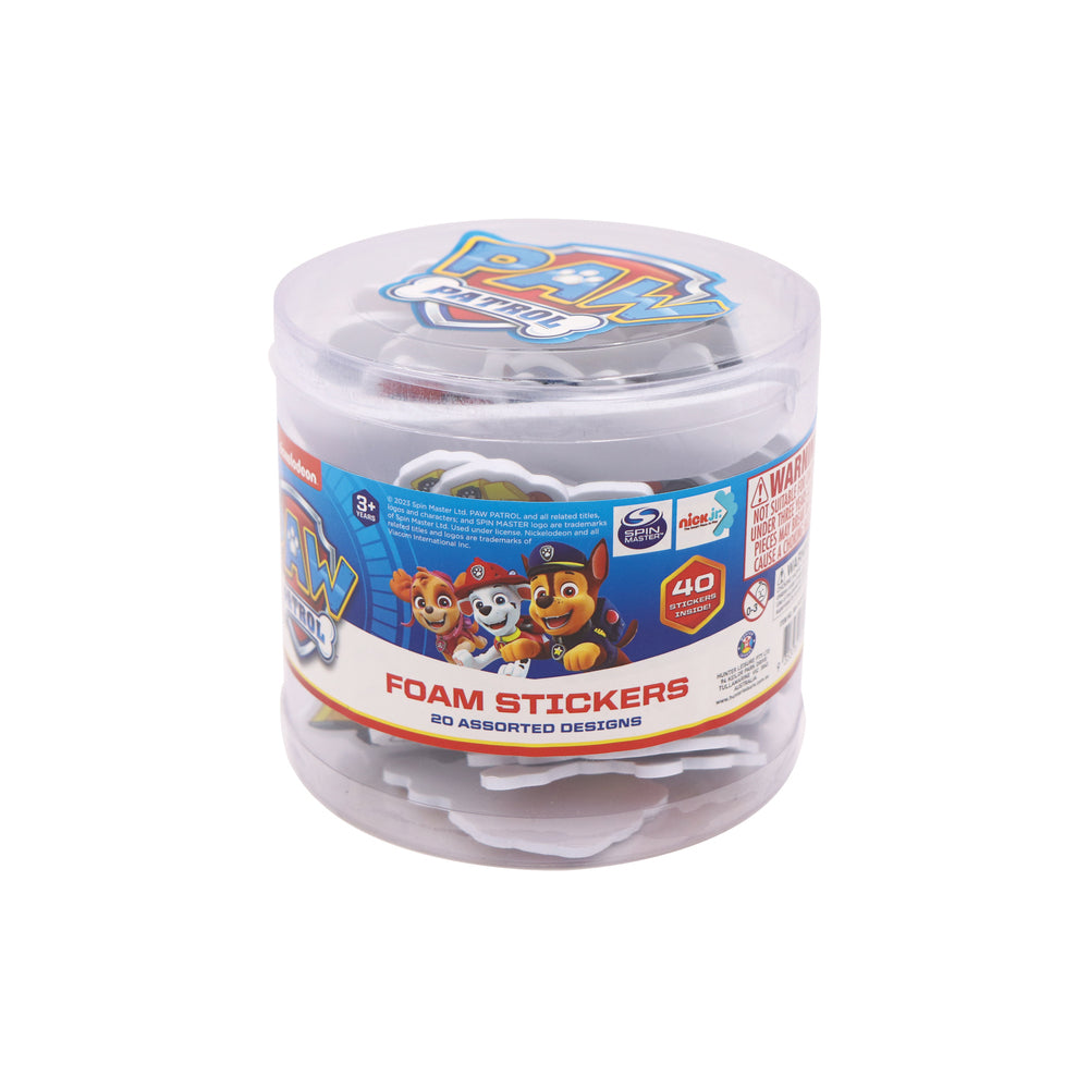 Hot Deal! 40-Piece Set of Paw Patrol Foam Stickers for Art Projects