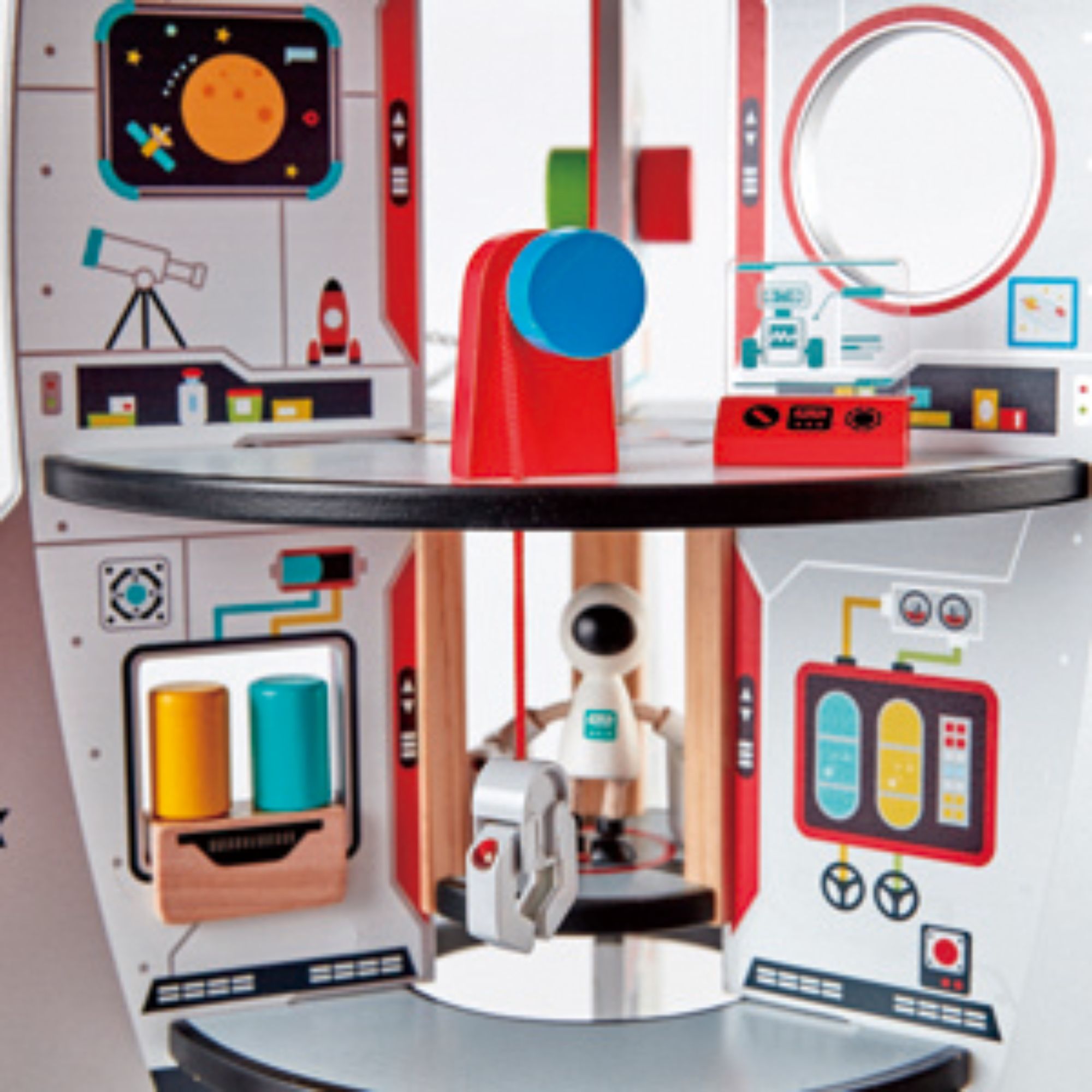 Hape Four - Stage Wooden Rocket Ship Playset: An Exciting Space Adventure Toy