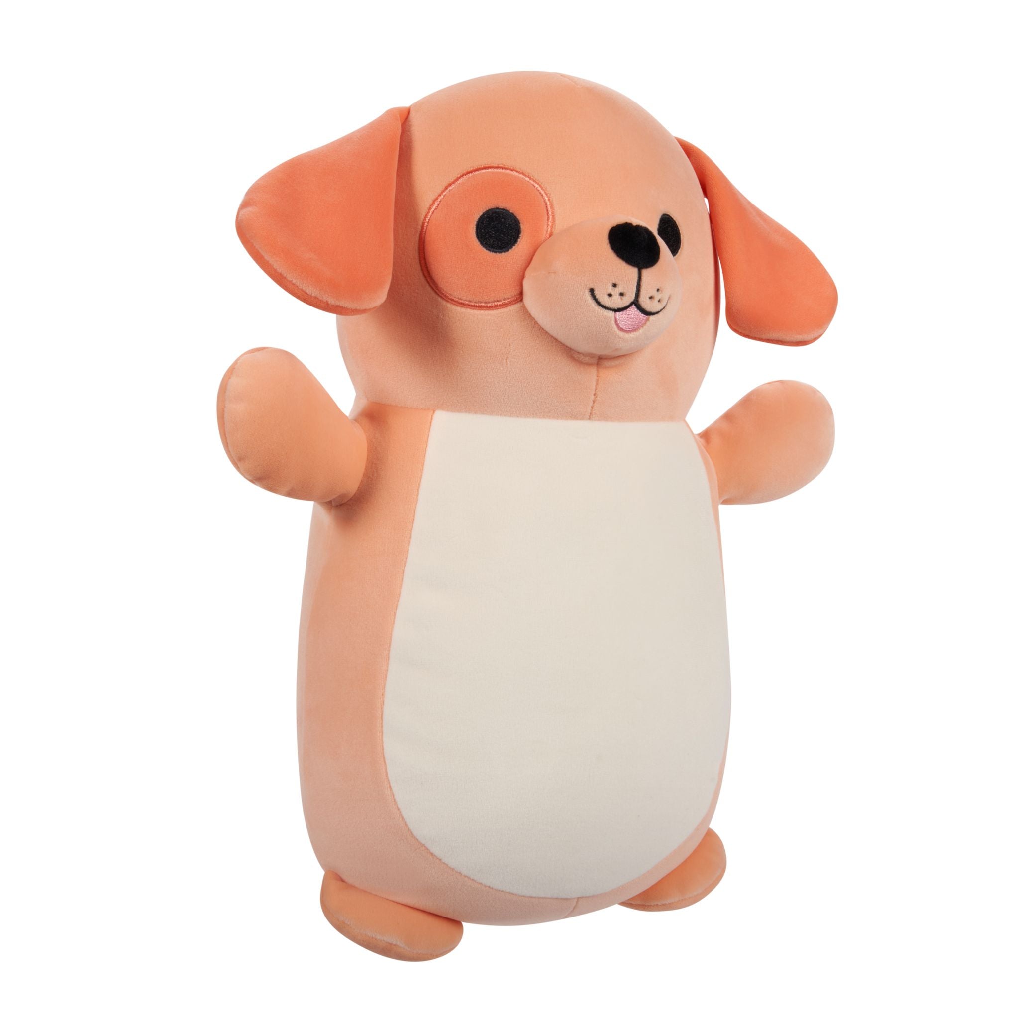 14-Inch Squishmallows Hugmees Drella Peach Dog Plush - Must-Have!