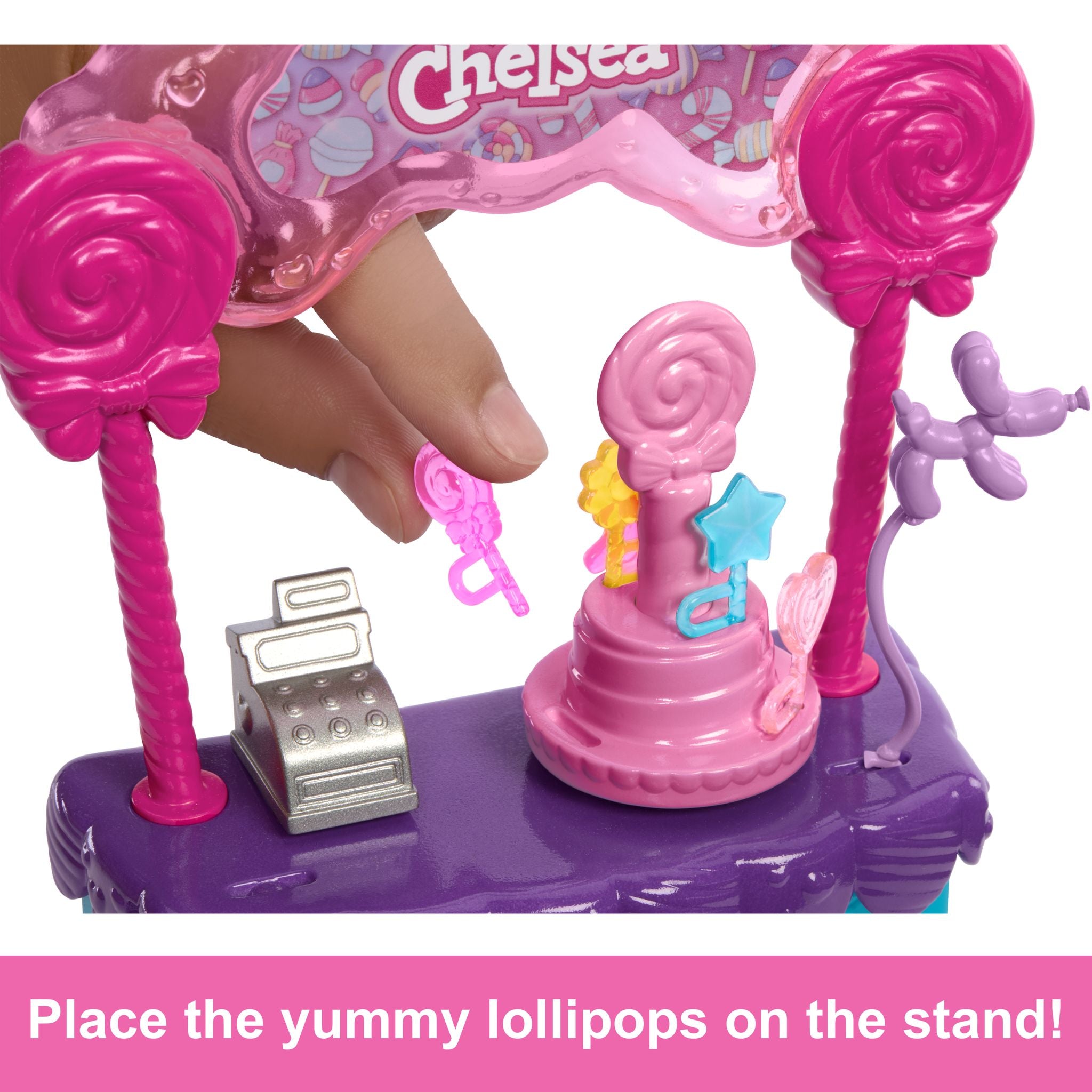 Barbie Chelsea's Colorful Lollipop Candy Play Set