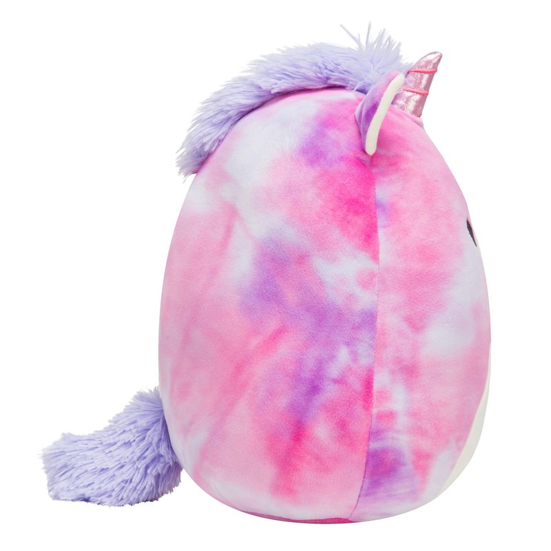 12-Inch Squishmallows S16 Lola Purple & Pink Tie-Dye Unicorn - Must-Have Collectible
