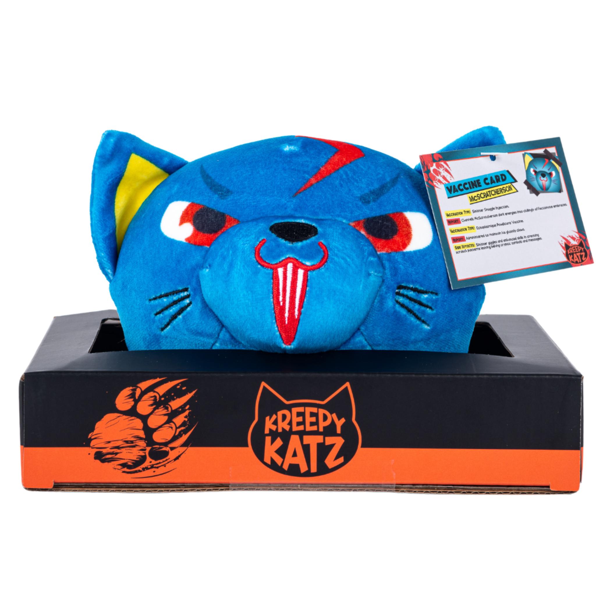 Hot Sale! Kreepy Katz Soft Toy Set in Litter Tray - Collect 6 Characters like Mcscratcherson