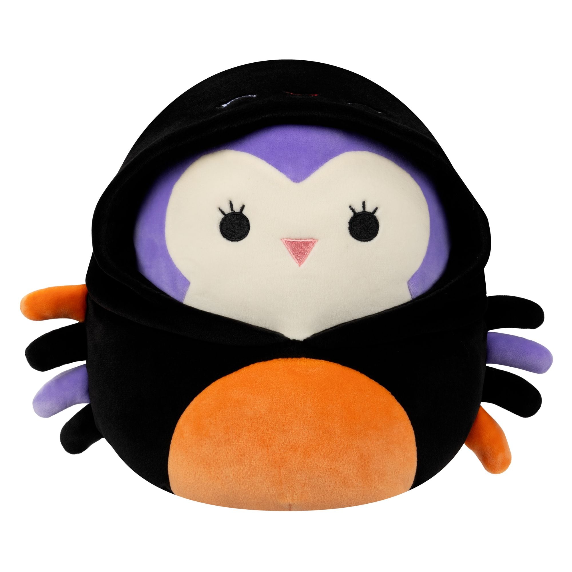 7.5-Inch Halloween Squishmallows Plush: Holly Owl in Spider Costume