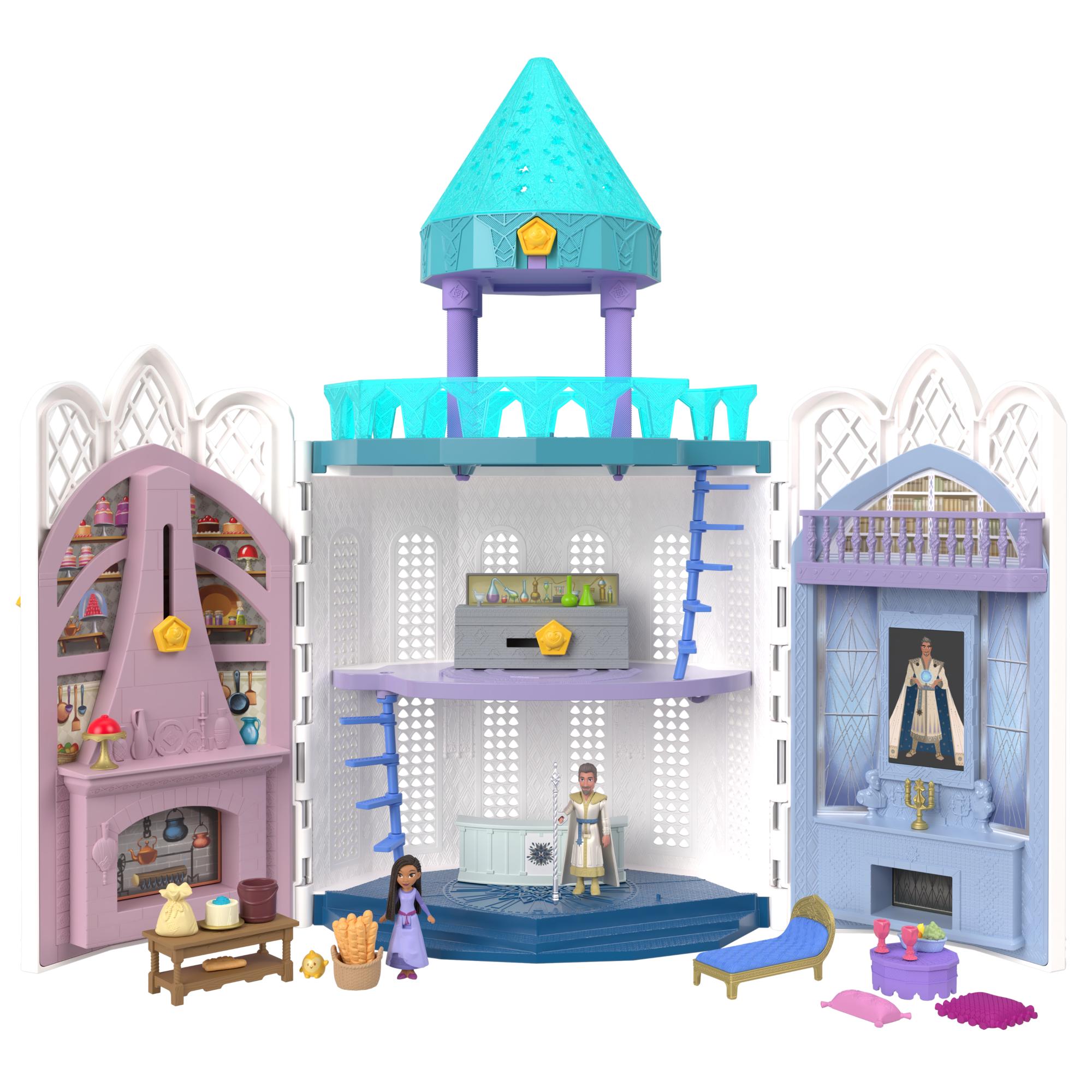 Disney Wish Rosa's Magical Castle Playset with Mini Dolls and Accessories
