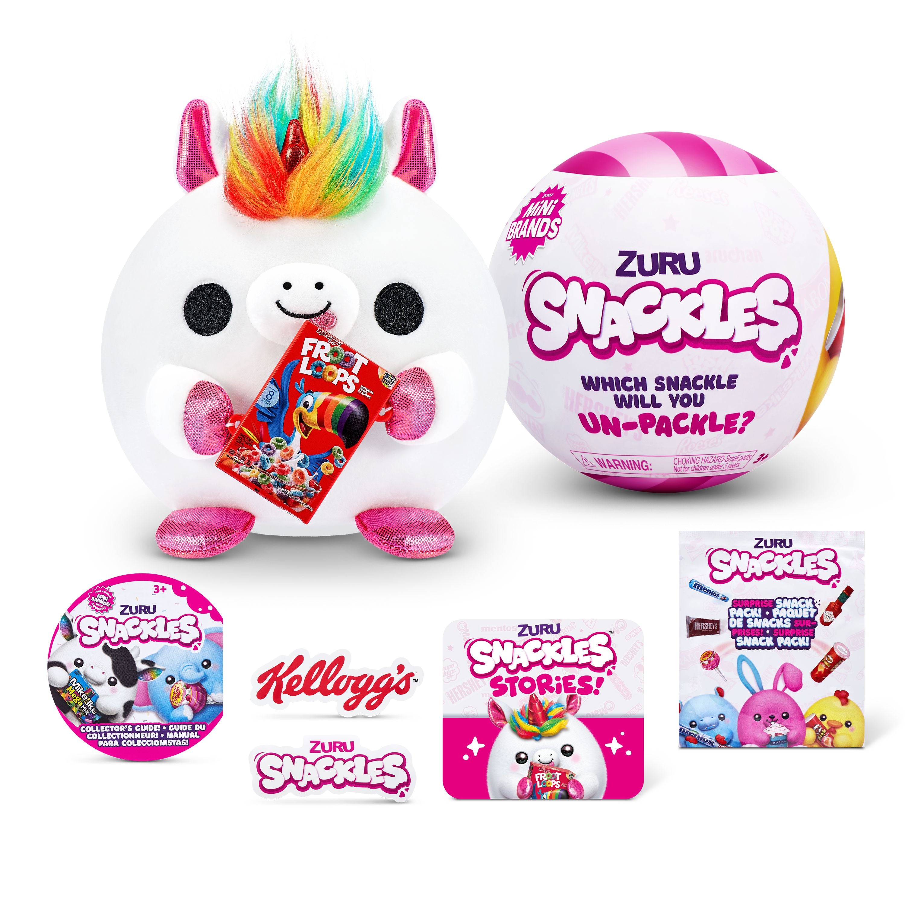 Hot Deal! ZURU Snackles Small Plush Toys - Assorted Styles S1