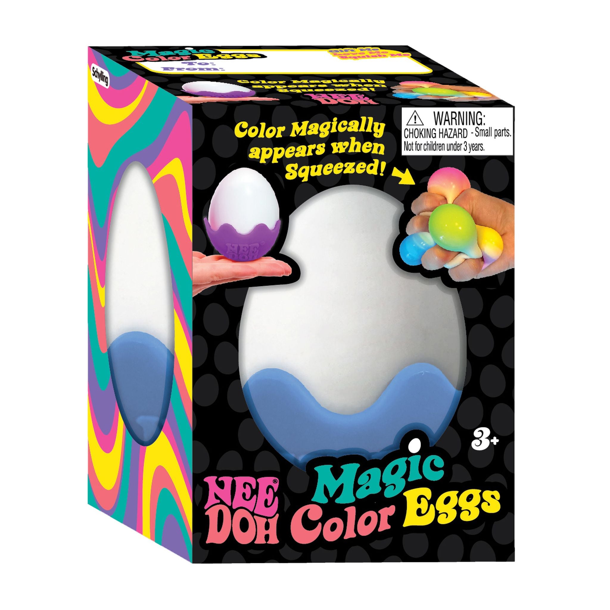 Schylling NeeDoh Magic Color Egg - Assorted Styles, Great for Kids!