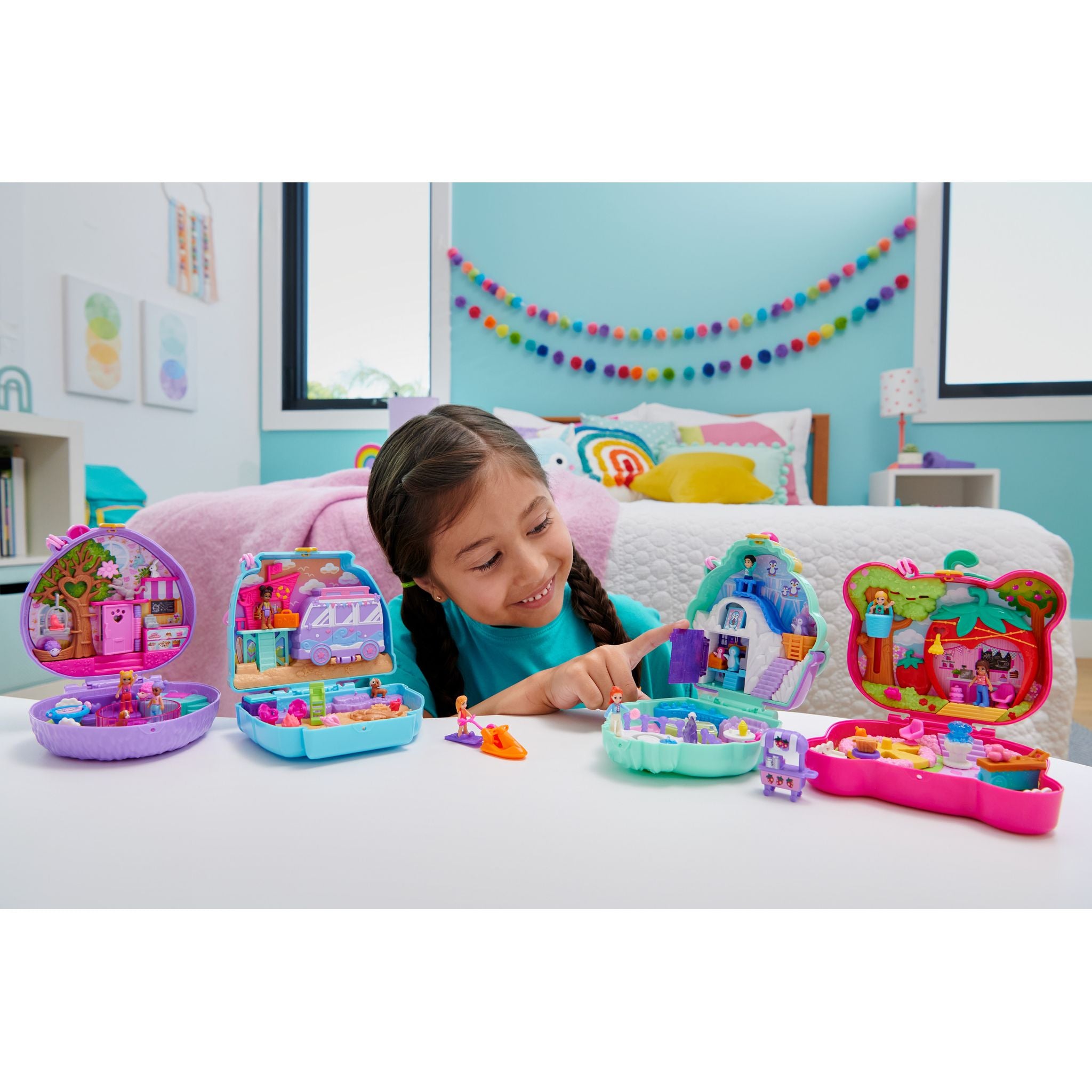 Adorable Polly Pocket Seaside Puppy Ride Big Compact for Adventure