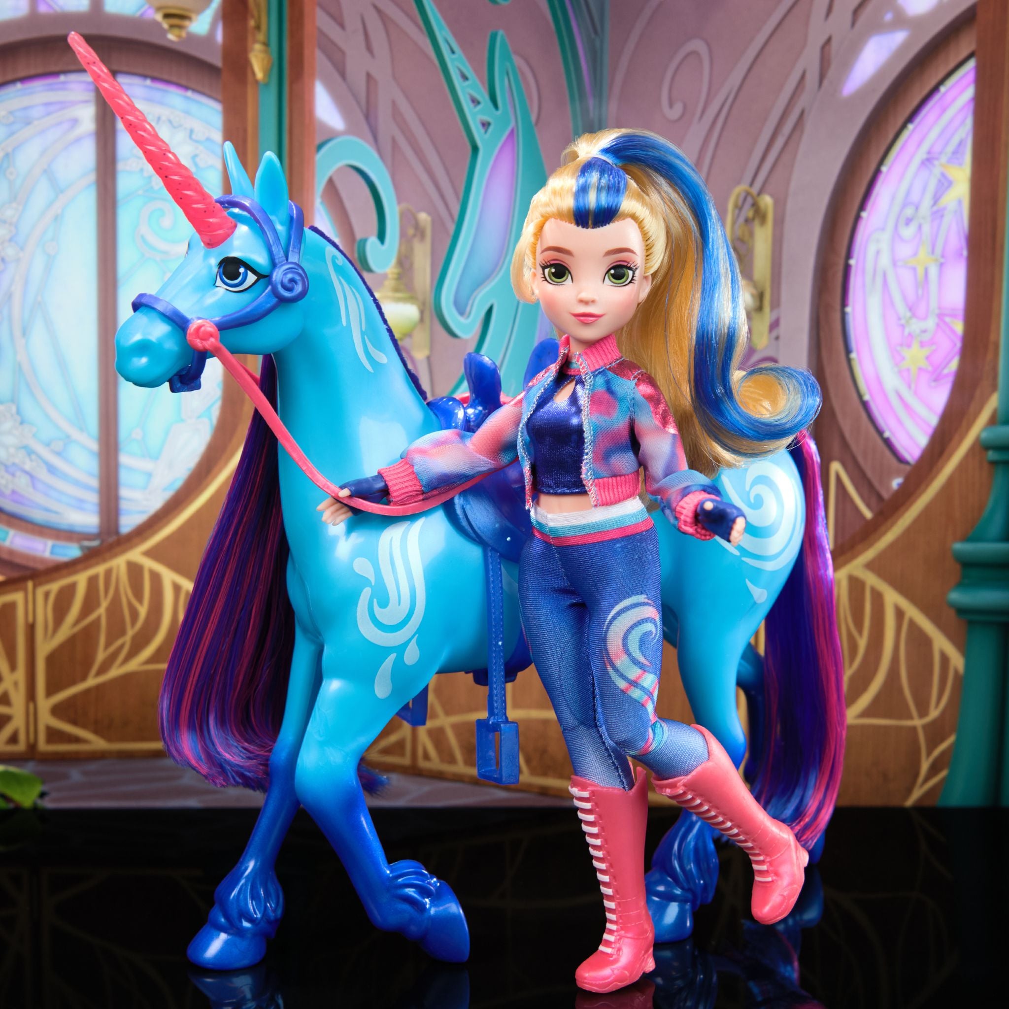 Hot Sale! 27.9cm River Unicorn from Unicorn Academy Inspired by Netflix Show