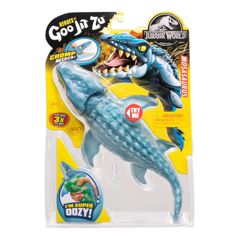 Hot! Heroes Of Goo Jit Zu Jurassic World S4 - Mosasaurus Toy