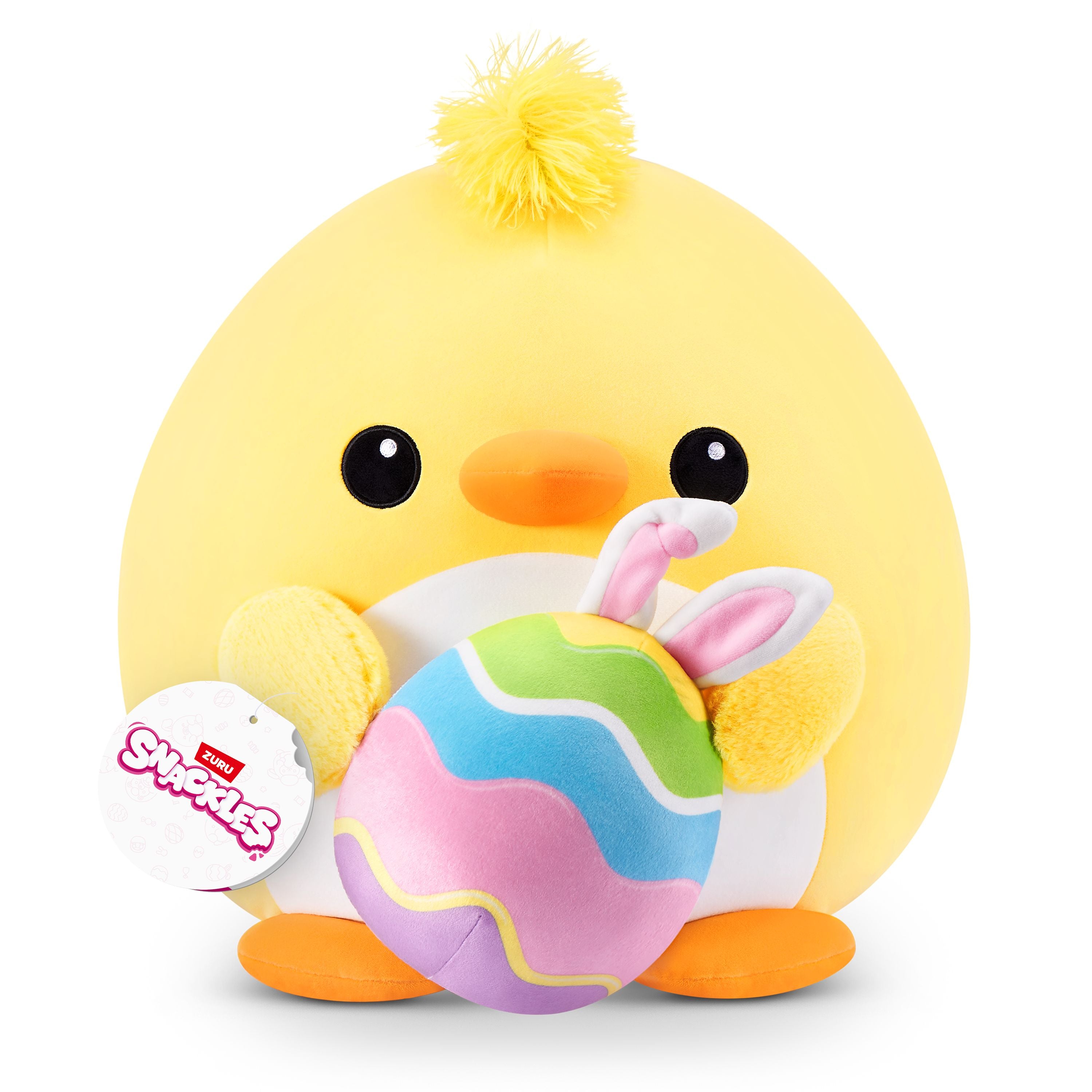 ZURU Easter Special: 14-Inch Snackles Ash Chick Plush