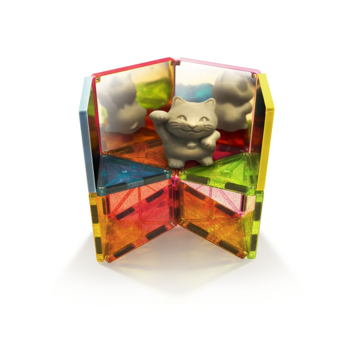Magna-Tiles Stardust Set - 15 Pieces, Sparkle Your Child's Play